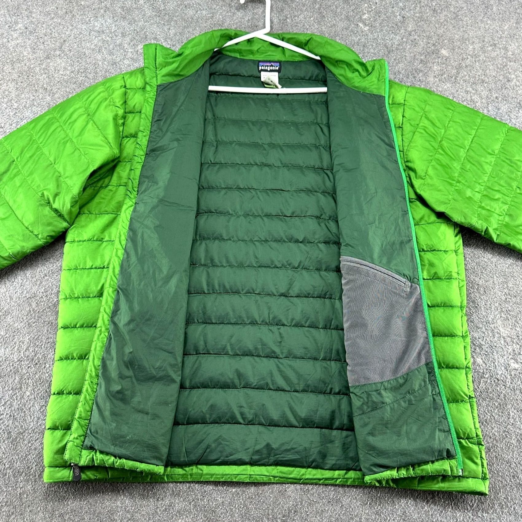 Patagonia Patagonia Jacket Mens XL Green Puffer Quilted Full Zip Down Sweater Packable Size US XL / EU 56 / 4 - 2 Thumbnail