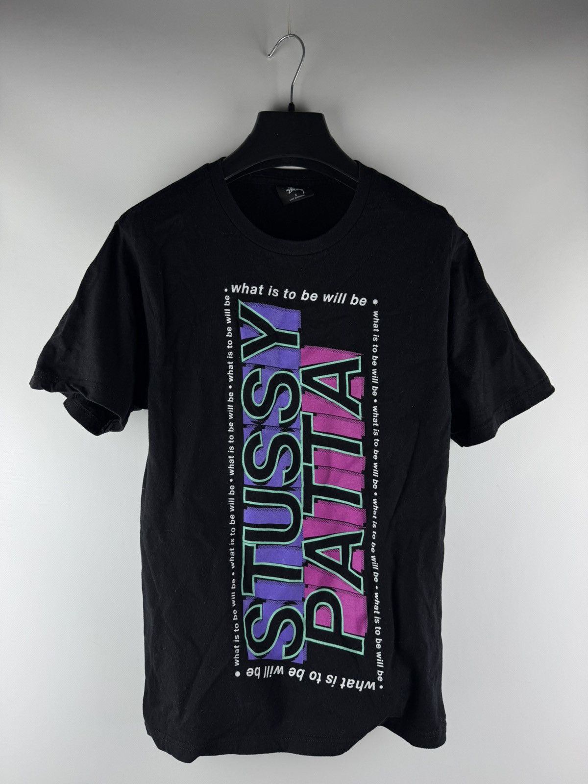Stussy Vintage Stussy x Patta T-Shirt Black Size US S / EU 44-46 / 1 - 1 Thumbnail
