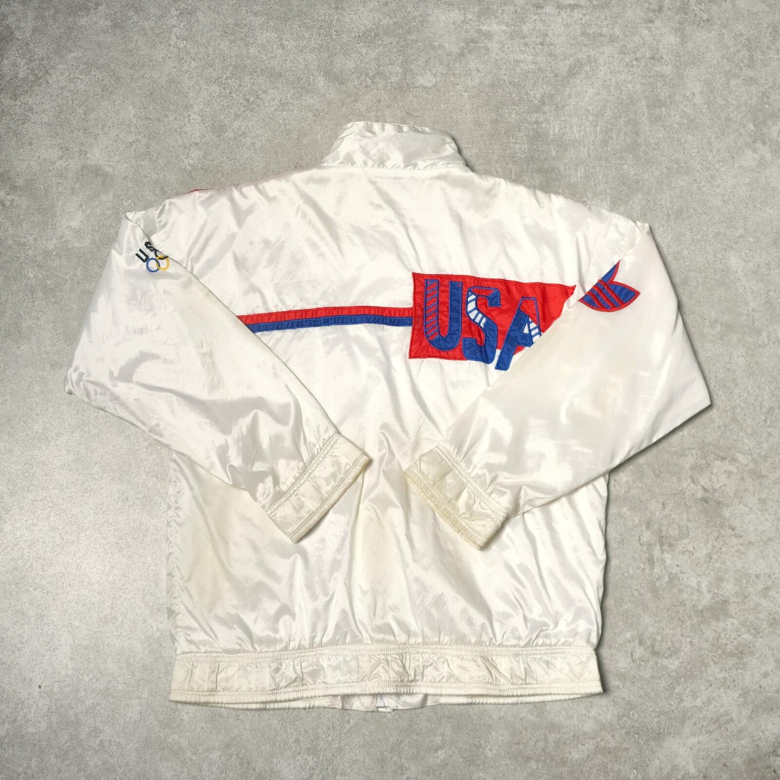 Nike 1988 USA Seoul Olympics Training Track Jacket Adidas (M) Size US M / EU 48-50 / 2 - 2 Thumbnail