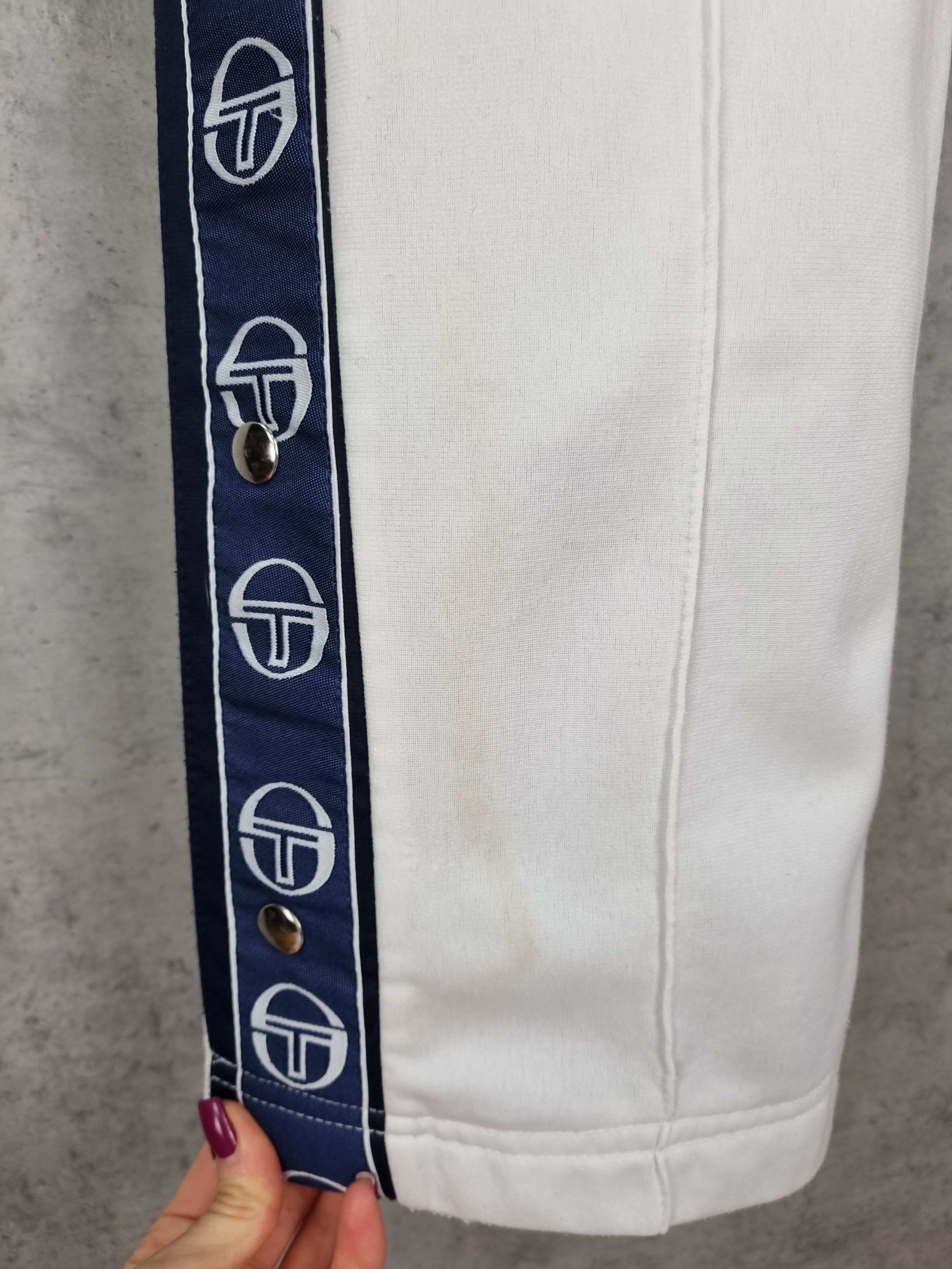 Sergio Tacchini × Vintage Sergio Tacchini Popper Italian Gardenia Tracksuit Pant Size US 36 / EU 52 - 22 Thumbnail