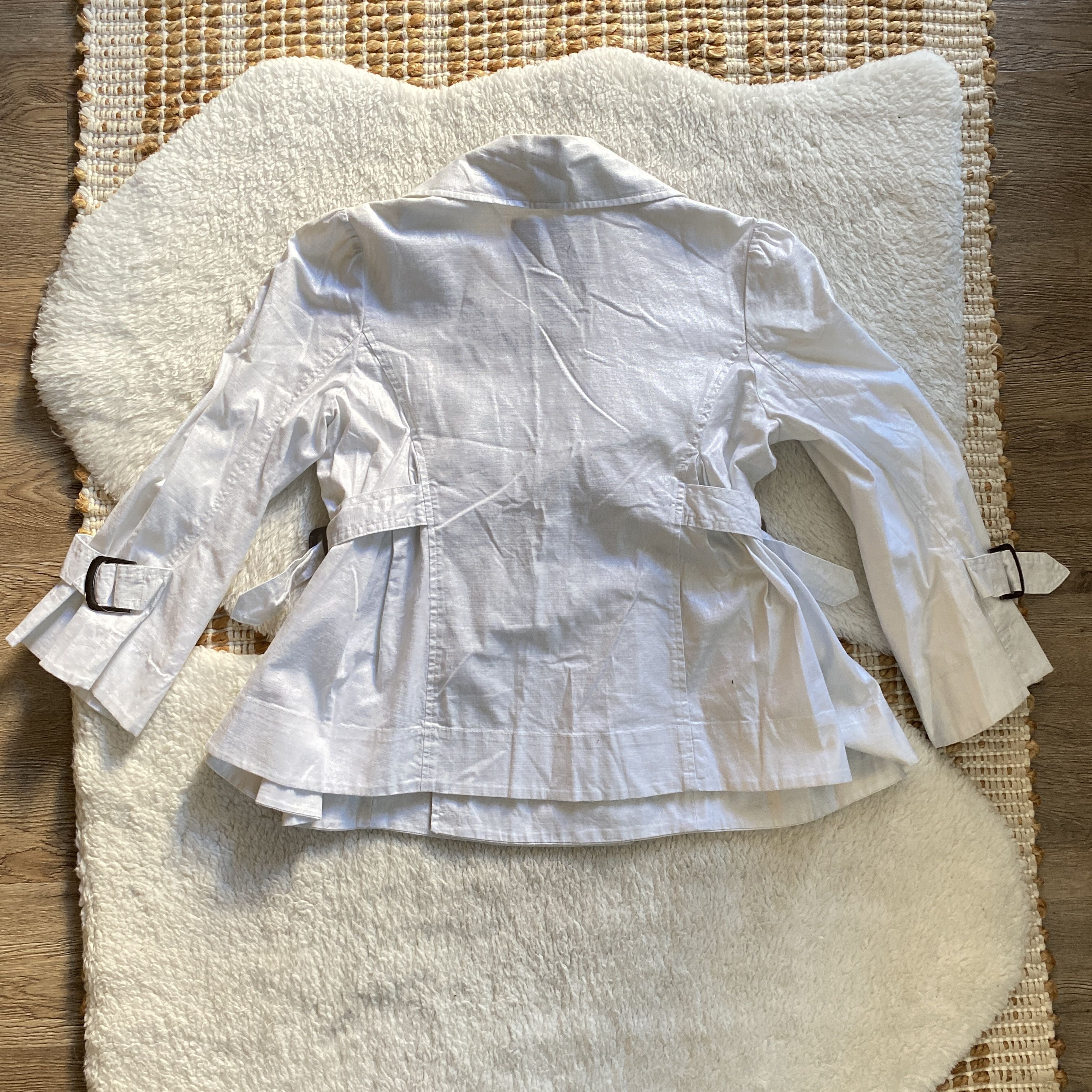 Buffalo David Bitton Buffalo David Bitton White Blazer Jacket Women’s Size M / US 6-8 / IT 42-44 - 3 Thumbnail