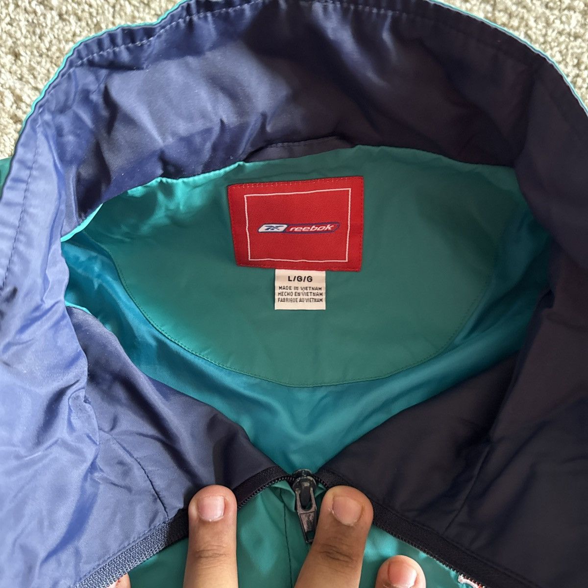 Reebok Vintage Miami Dolphins Windbreaker Size US L / EU 52-54 / 3 - 3 Thumbnail