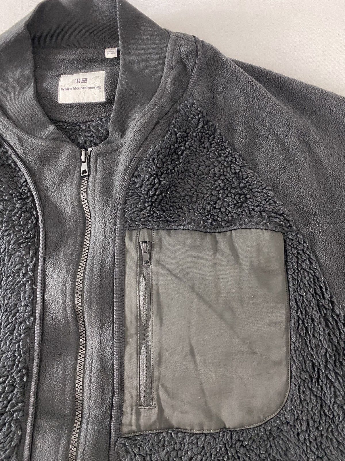 Uniqlo × White Mountaineering White Mountaineering Fleece Padded Full Zipper Jacket Size US XL / EU 56 / 4 - 3 Thumbnail