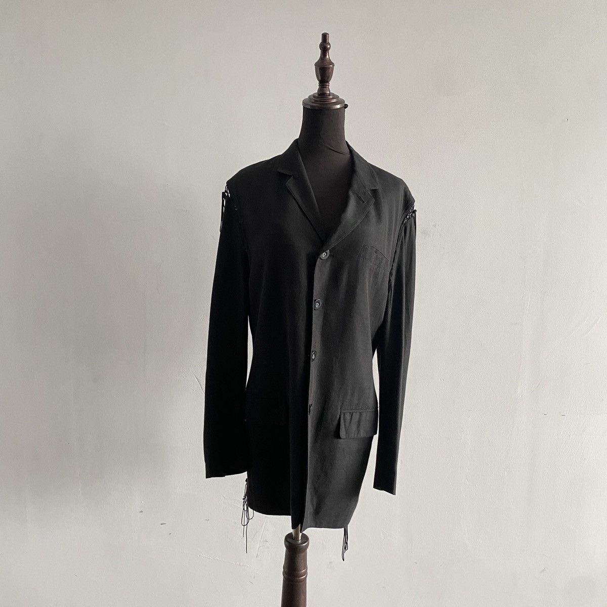 Jean Paul Gaultier SS1994 Jean paul gaultier Les Tatouges Net Tie Blazer Size XL / US 12-14 / IT 48-50 - 3 Thumbnail