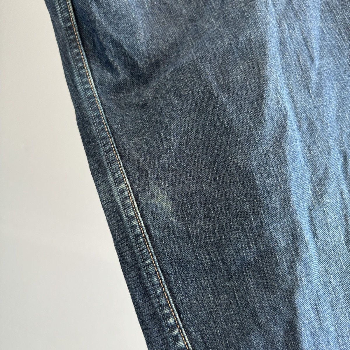 Bape OG BAPEXCLUSIVE Painted Logo Denim Jeans Size US 34 / EU 50 - 9 Thumbnail
