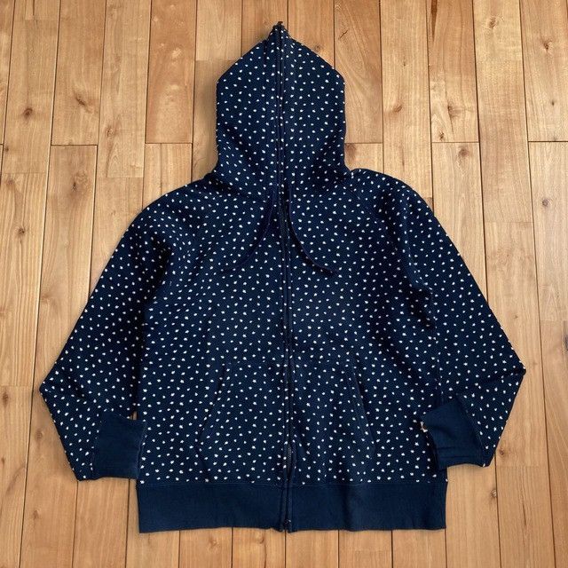 Bape BAPE Sta Logo Full Zip Hoodie Navy a bathing ape star NIGO Size US L / EU 52-54 / 3 - 2 Thumbnail