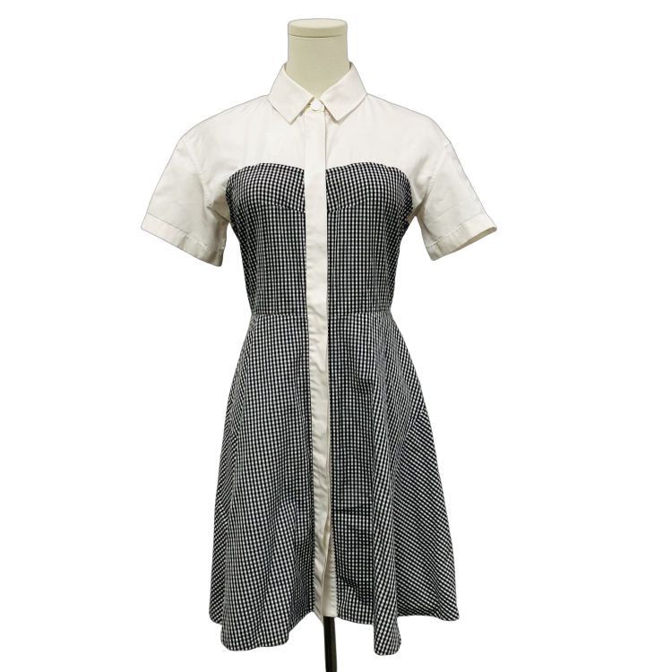 Louis Vuitton Louis Vuitton Gingham Panelled Dress Size 38 Size S / US 4 / IT 40 - 1 Thumbnail