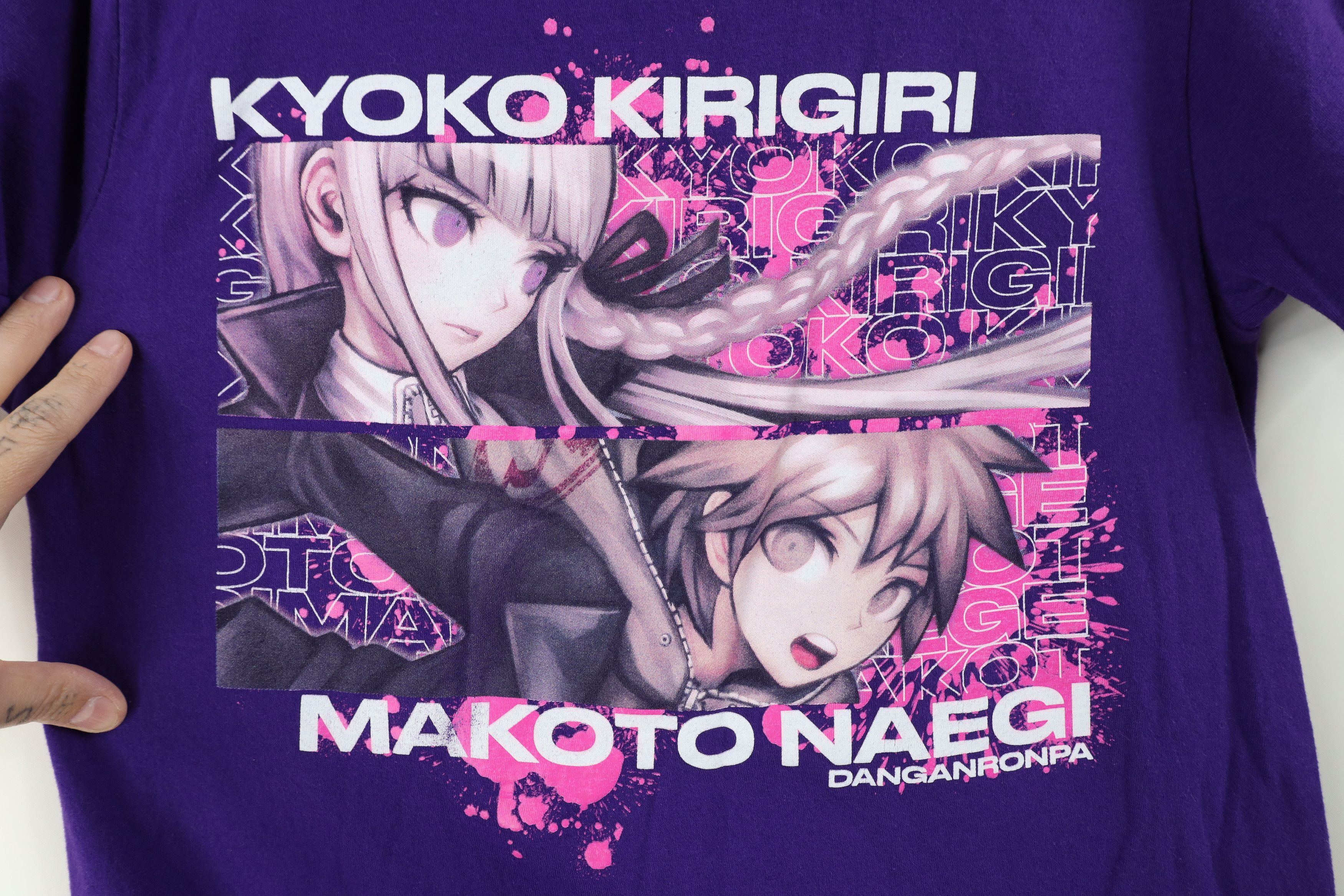 Vintage Y2K Streetwear Japan Anime Manga Kyoko Kirigiri T-Shirt Fan Size S / US 4 / IT 40 - 4 Thumbnail