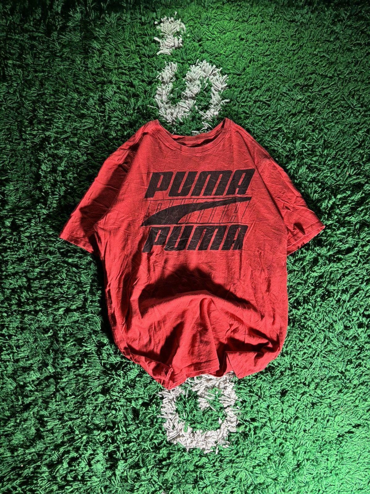 Puma 2010s Puma Tri-Logo Tee Size US M / EU 48-50 / 2 - 2 Thumbnail