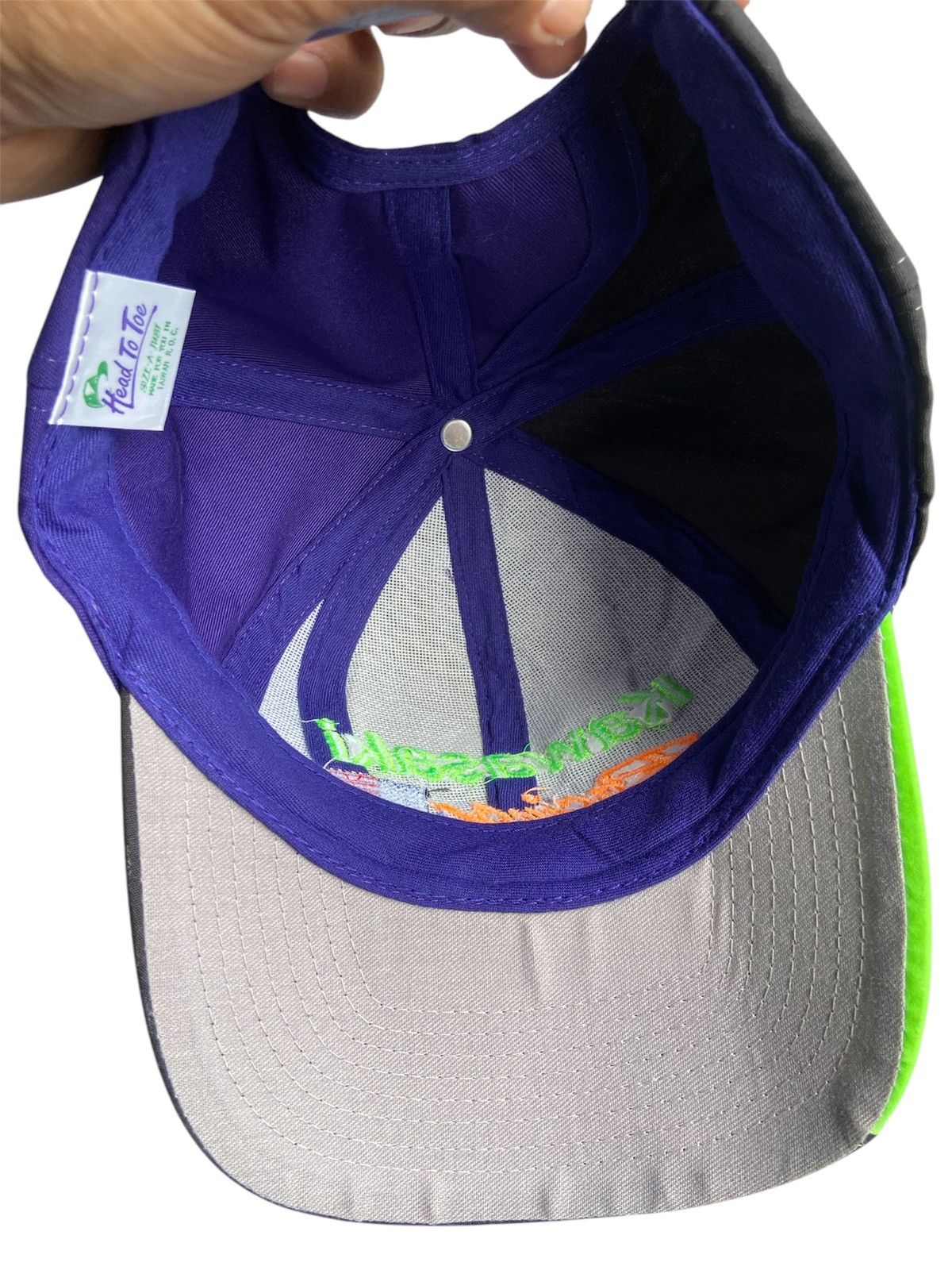Gear for Sports × Sports Specialties Vintage 90s Kawasaki Racing USA Flag Hat Snapback Motorcycle Size ONE SIZE - 9 Thumbnail