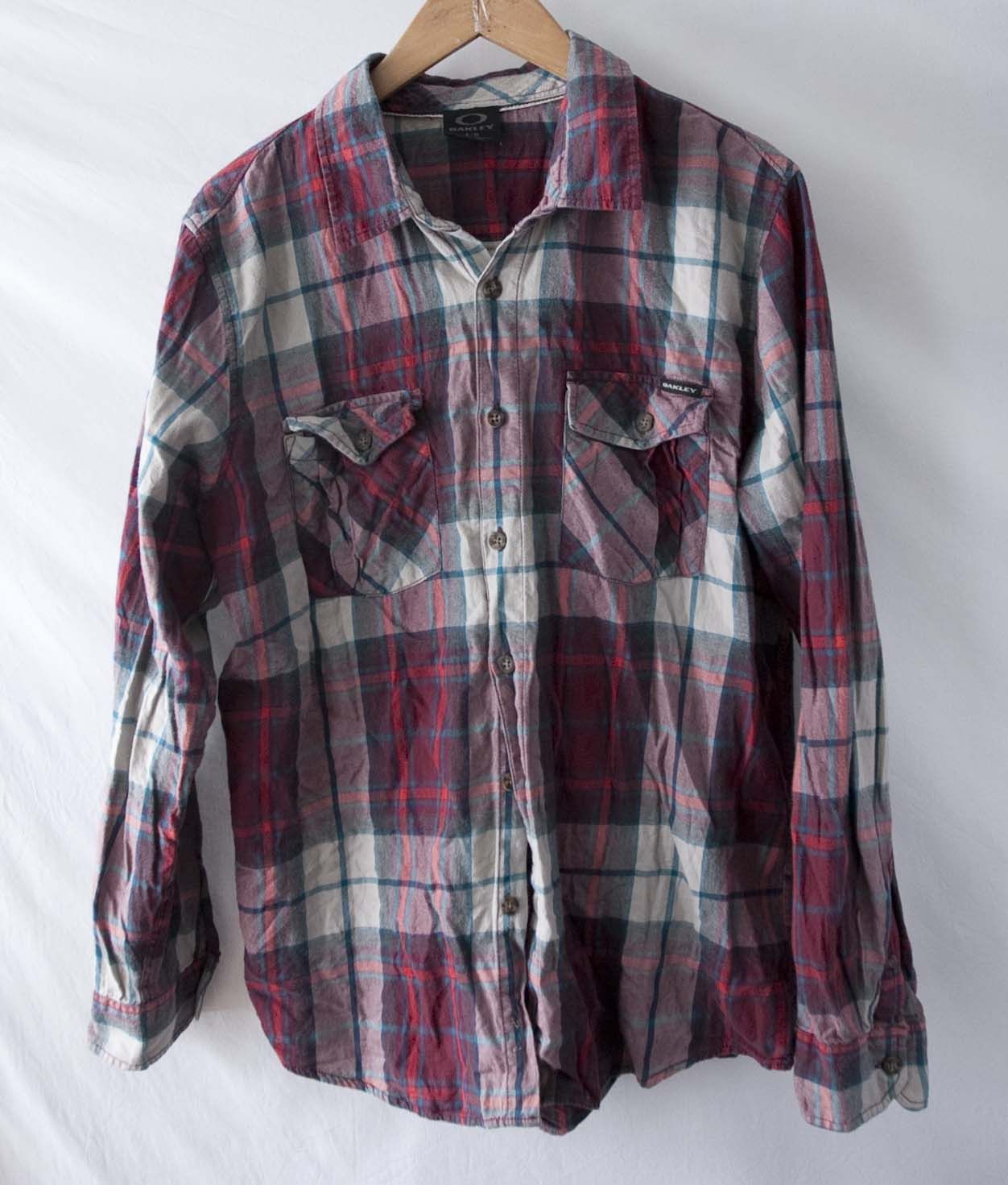 Oakley Oakley Shirt Flannel Size L Plaid Size US L / EU 52-54 / 3 - 1 Thumbnail
