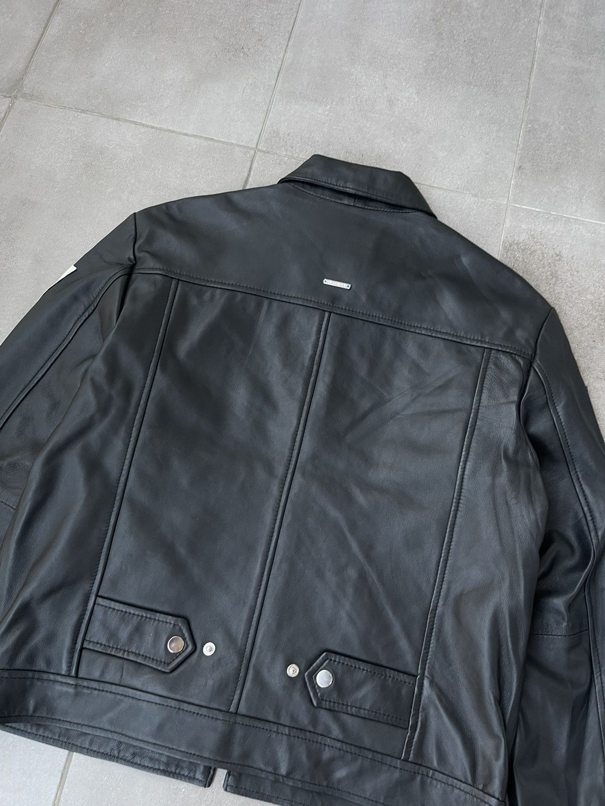Deadwood !DS! AW23 Deadwood Gibbs Black Leather Jacket Size US M / EU 48-50 / 2 - 17 Thumbnail