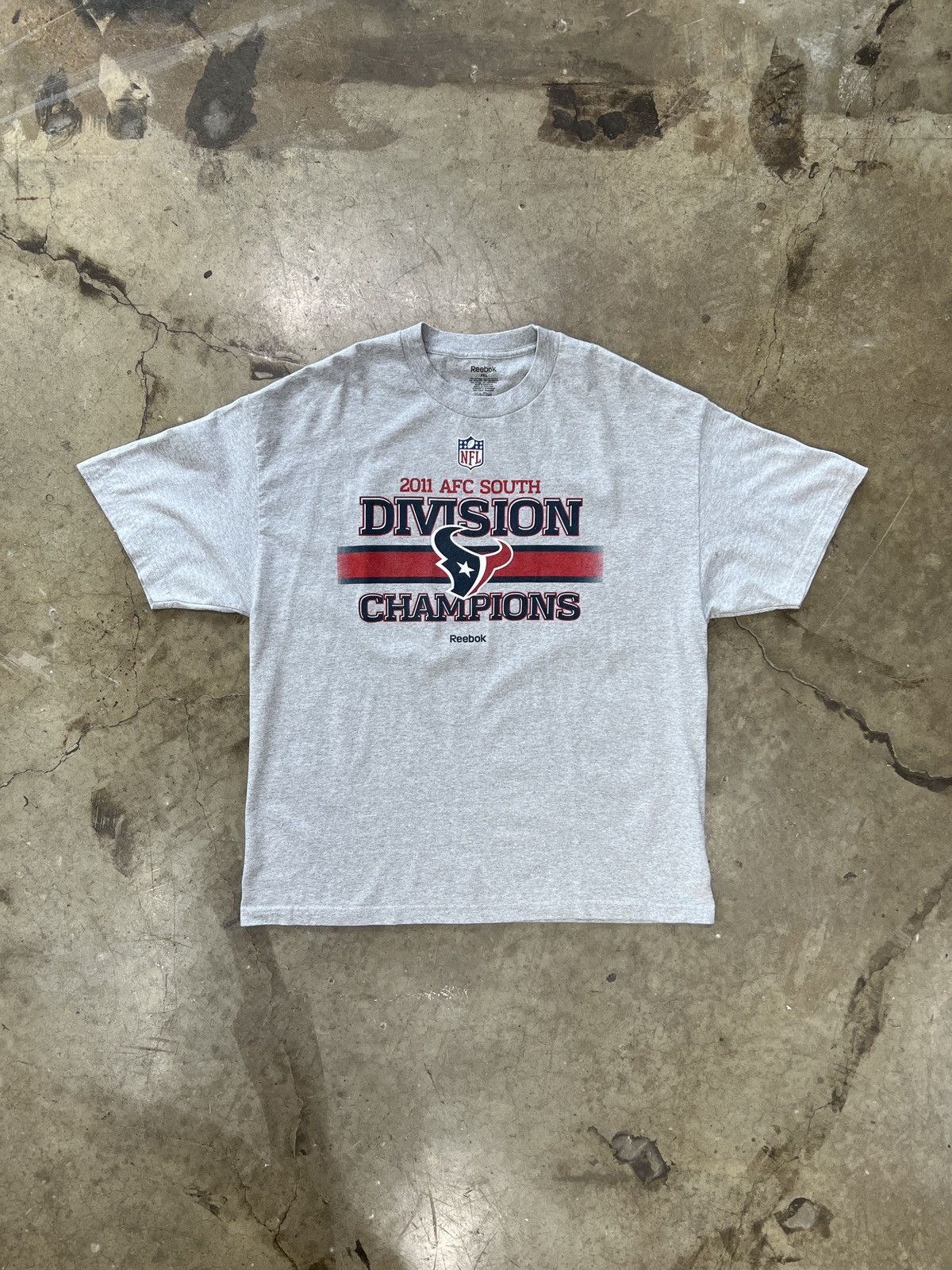 Reebok Houston Texans 2011 Division Champions Reebok Tee XXL Size US XXL / EU 58 / 5 - 2 Thumbnail