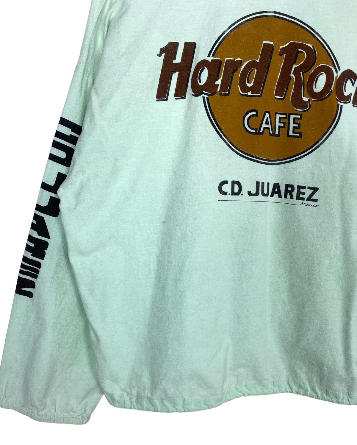 Hard Rock Cafe Rare ‼️ Vintage Hard Rock Cafe Cd Jueares Hoodie Big Logo Size US L / EU 52-54 / 3 - 10 Thumbnail