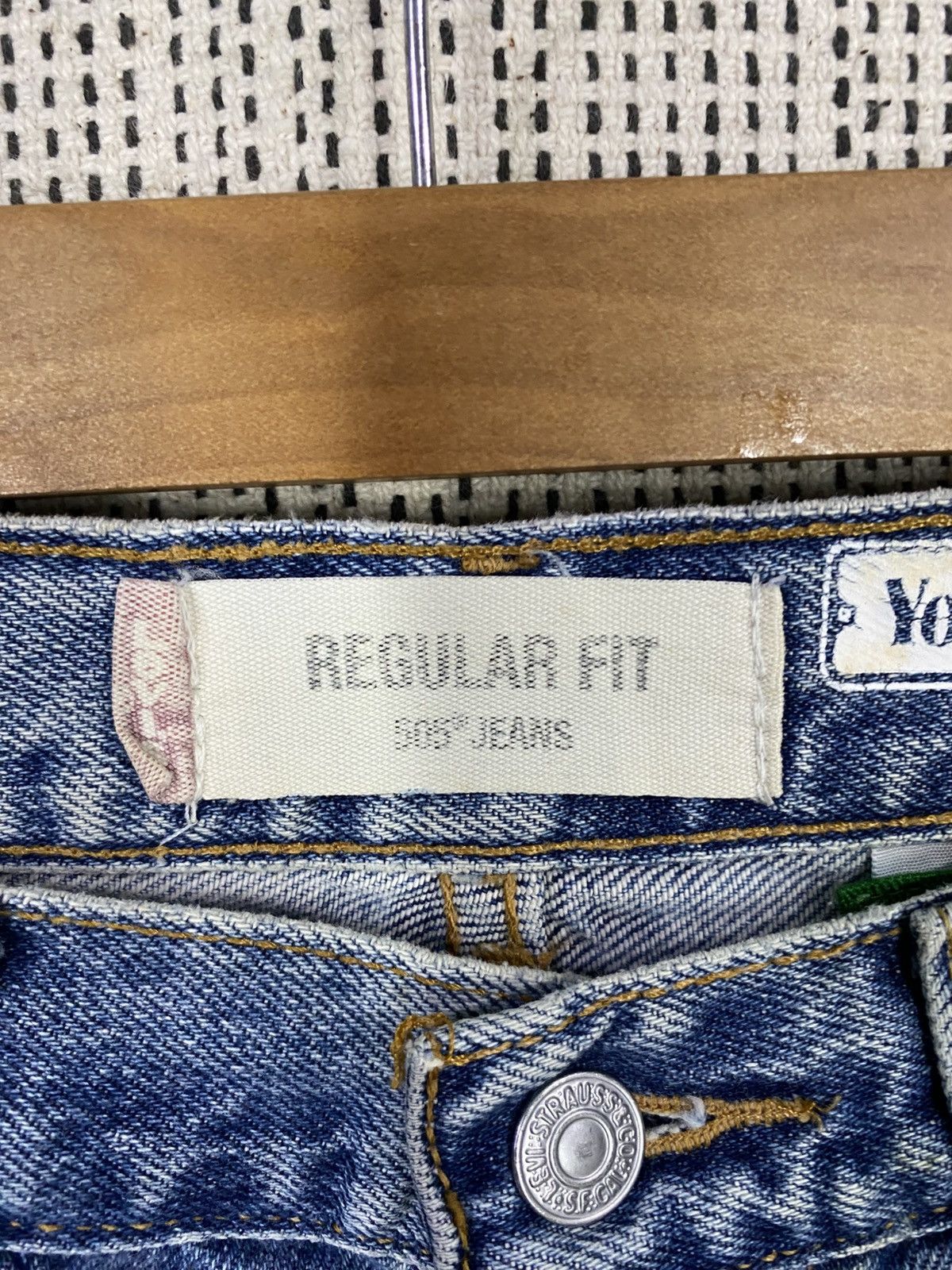 Levi's Levis regular fit 505 x yokohama f.marinos denim pant Size US 28 / EU 44 - 9 Thumbnail