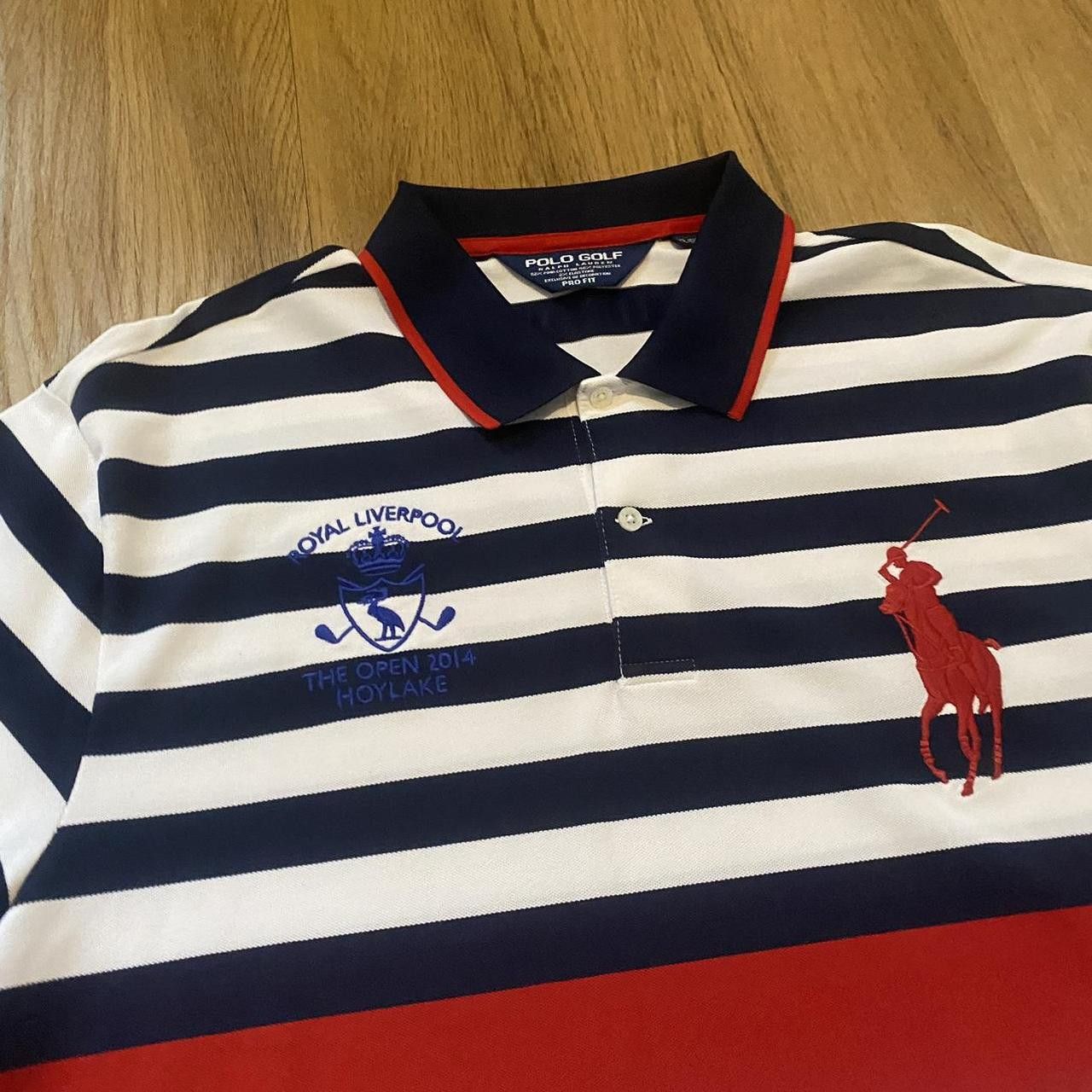 Polo Ralph Lauren Navy and white Red striped Polo Ralph Lauren polo Size US XL / EU 56 / 4 - 2 Thumbnail