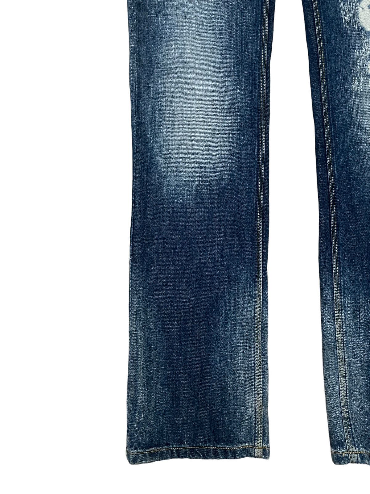 If Six Was Nine × Sisley Vintage Brand Sisley Ripped Jeans 2000s Size US 27 - 5 Thumbnail