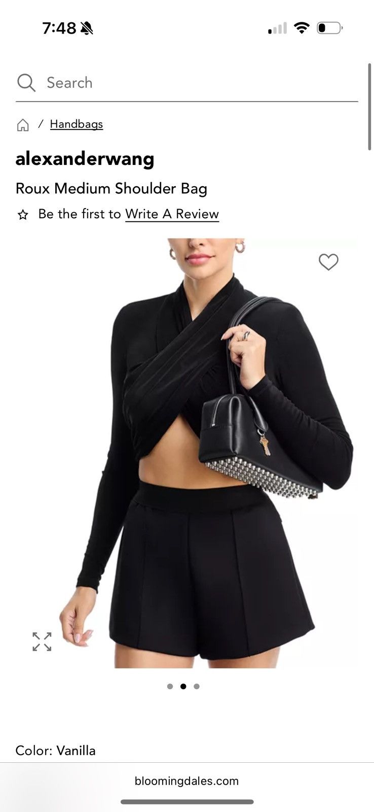 Alexander Wang Alexander Wang Roux Medium Shoulder Bag Size ONE SIZE - 7 Thumbnail