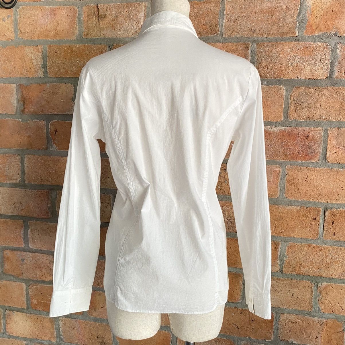 Japanese Brand MEZZO PIANO White Shirt with Heart Pocket Size L / US 10 / IT 46 - 21 Thumbnail