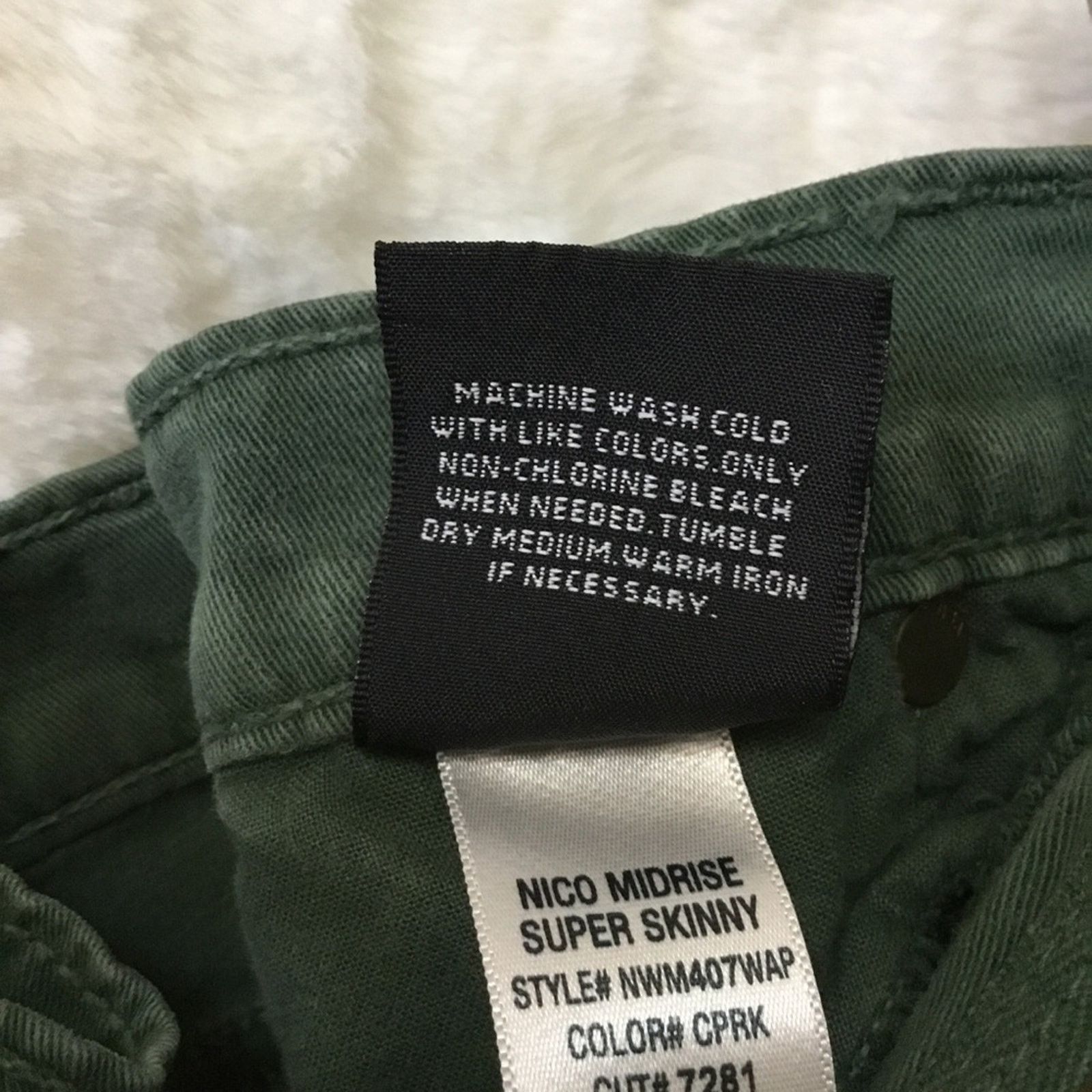Hudson Hudson Green Super Skinny Jeans Size 28" / US 6 / IT 42 - 11 Thumbnail