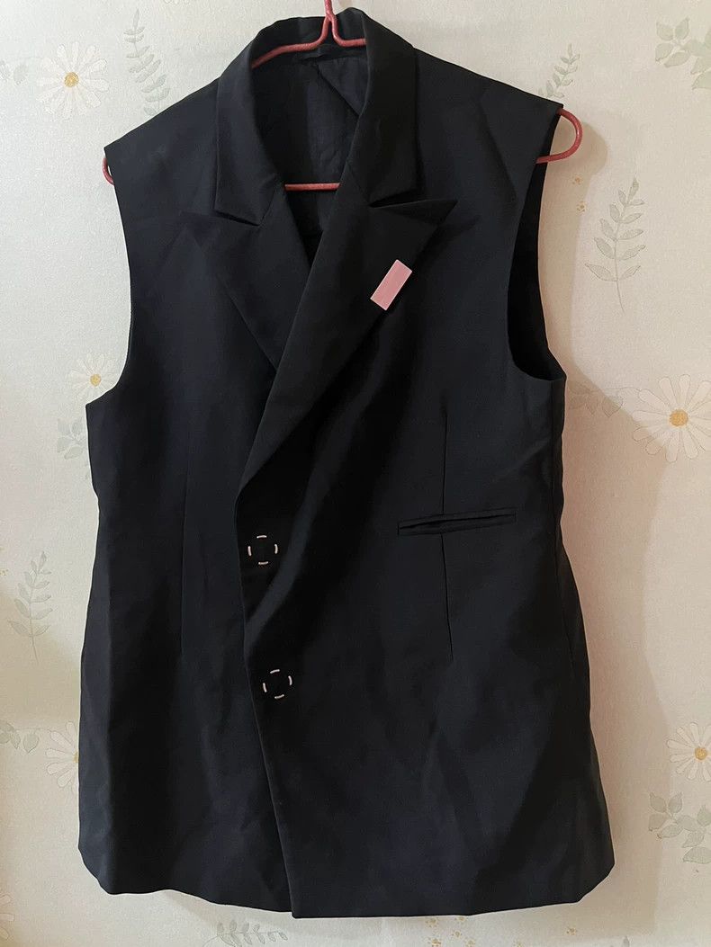 Raf Simons Raf Simons Men's Black Suit Vest - dmc Size US S / EU 44-46 / 1 - 1 Thumbnail