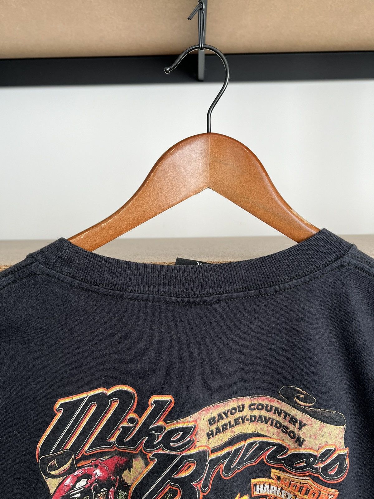 Harley Davidson Vintage 2006 Harley Davidson Motorcycle Louisiana T-shirt Size US XL / EU 56 / 4 - 18 Thumbnail