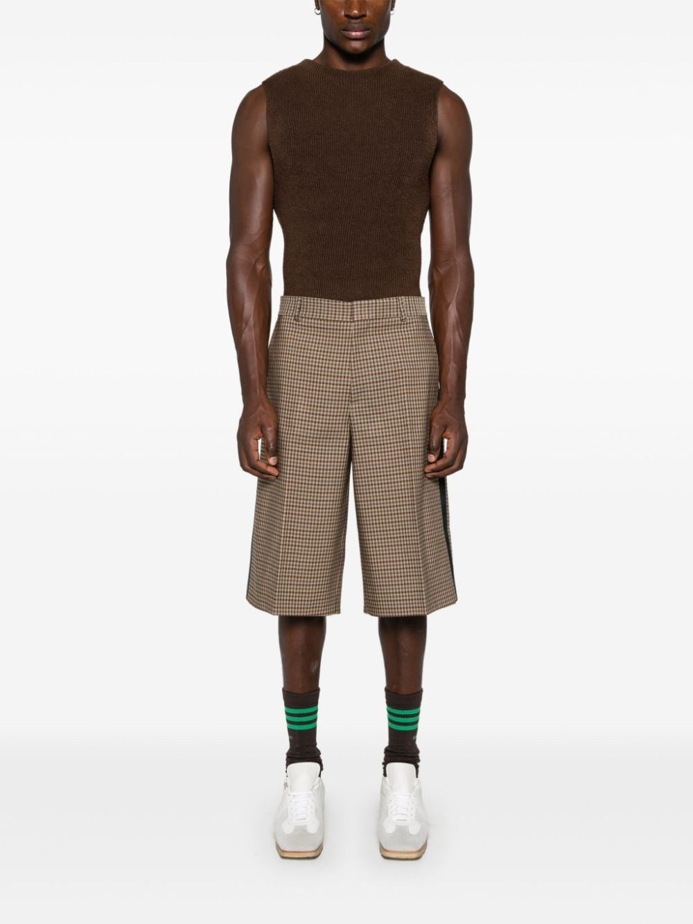 Wales Bonner o1mle0825 Dusk Shorts in Brown Size US 30 / EU 46 - 4 Thumbnail