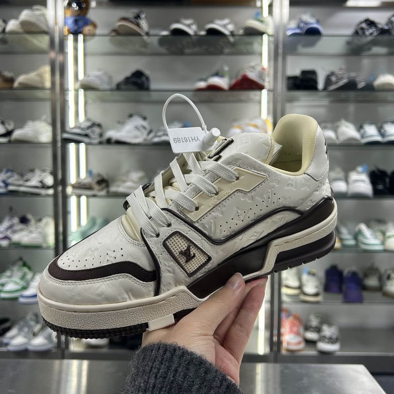 Louis Vuitton Louis Vuitton Tyler x Trainer Low Top Sneakers -2508 Size US 5.5 / EU 38 - 8 Thumbnail