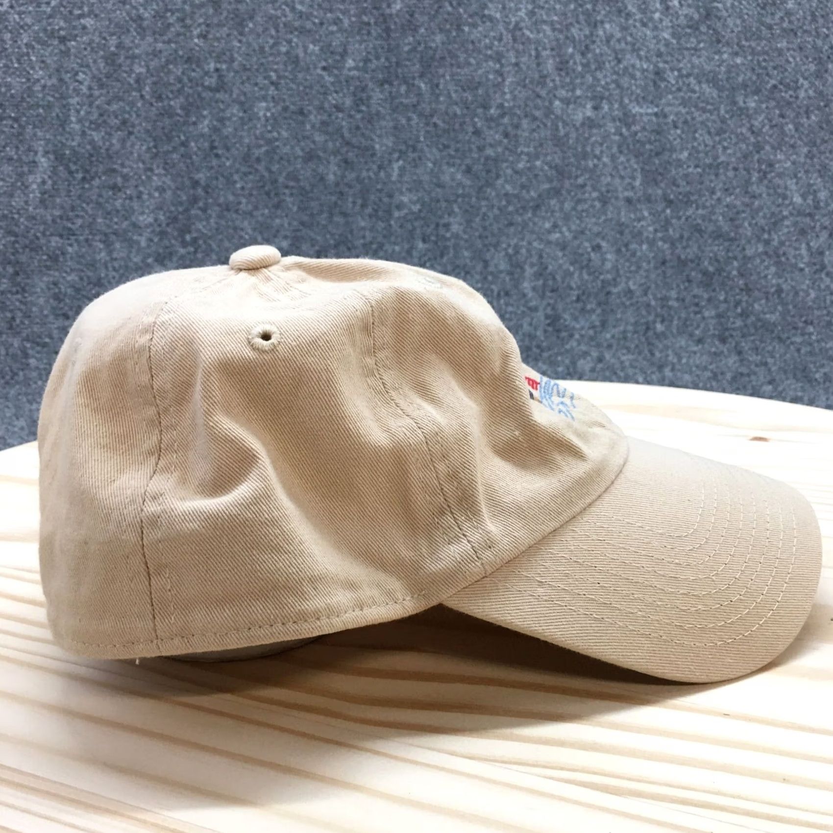 Logo 7 Baseball Cap True Mettle Mens Beige OS Adjustable Curved Brim Embroidered Logo Size ONE SIZE - 6 Thumbnail