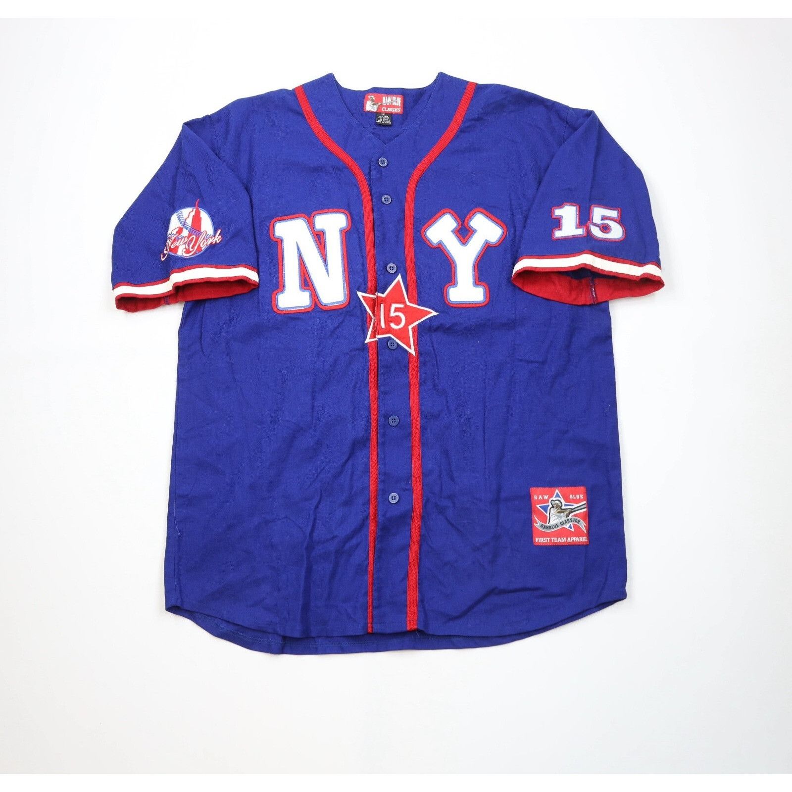 Vintage Vintage 90s Negro League New York Baseball Jersey Set Size US XXL / EU 58 / 5 - 2 Thumbnail