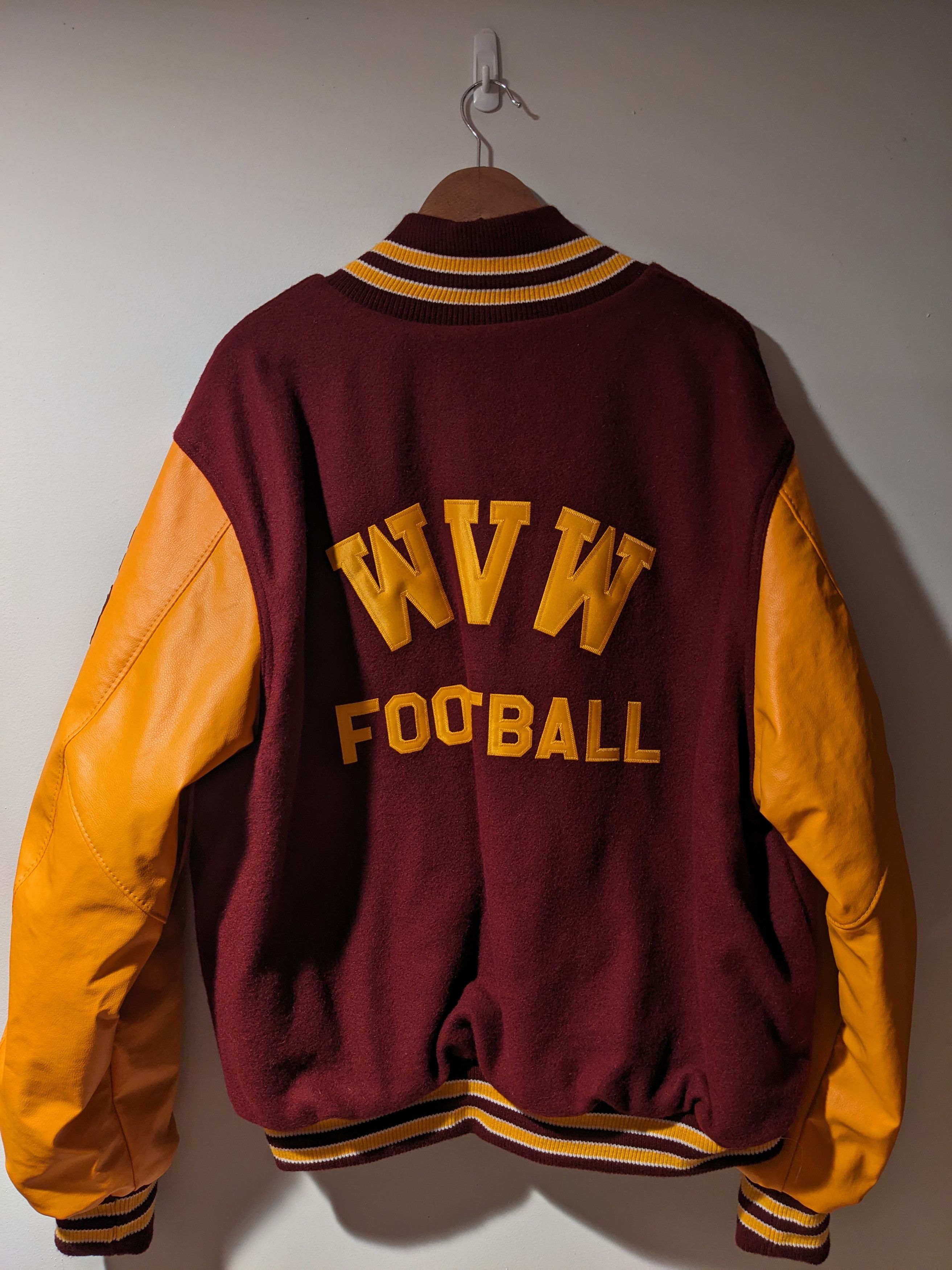 Vintage Vintage 90s Wyoming Valley West High School Varsity Jacket Size US XL / EU 56 / 4 - 6 Thumbnail