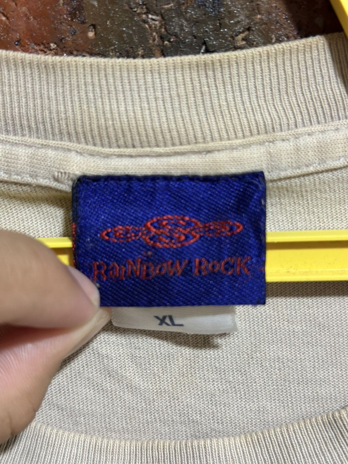 Rainbow × Vintage Vintage Rainbow Rock Faded Tee Size US XL / EU 56 / 4 - 6 Thumbnail
