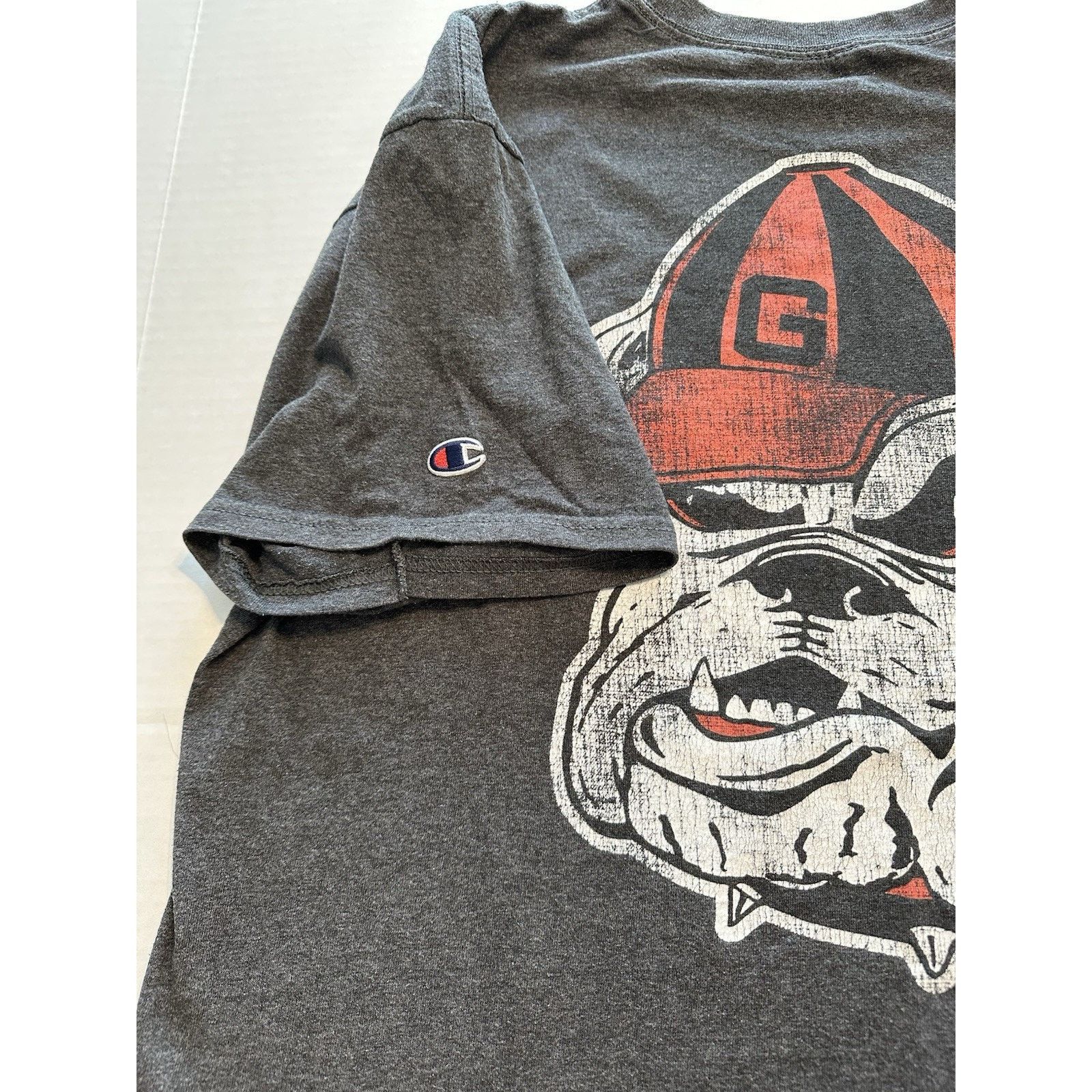 Champion Champion NCAA Georgia Bulldogs XL Gray Graphic T-Shirt UGA Size US XL / EU 56 / 4 - 7 Thumbnail
