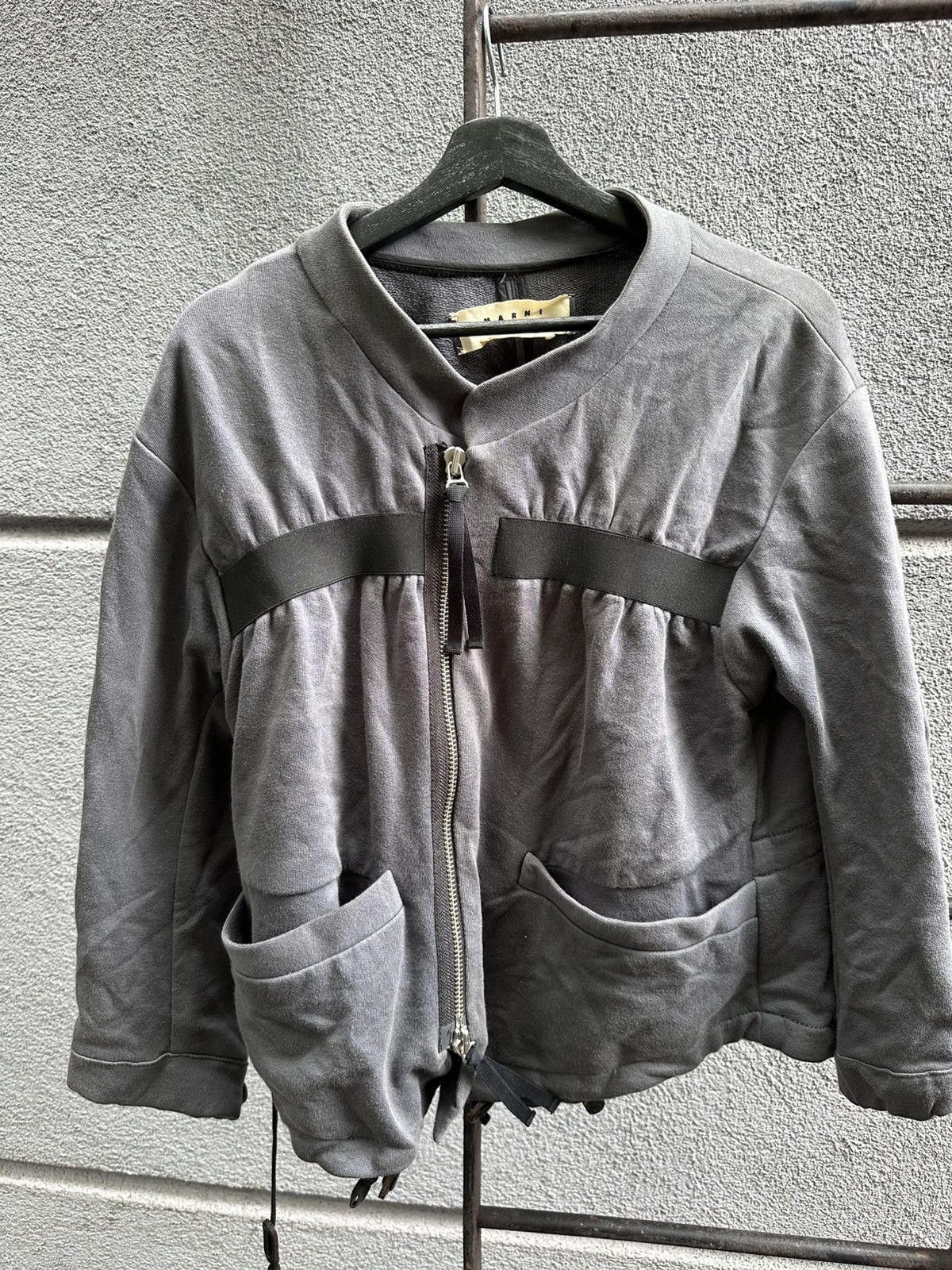Marni Marni Asymmetrical Zip Jacket Size M / US 6-8 / IT 42-44 - 2 Thumbnail