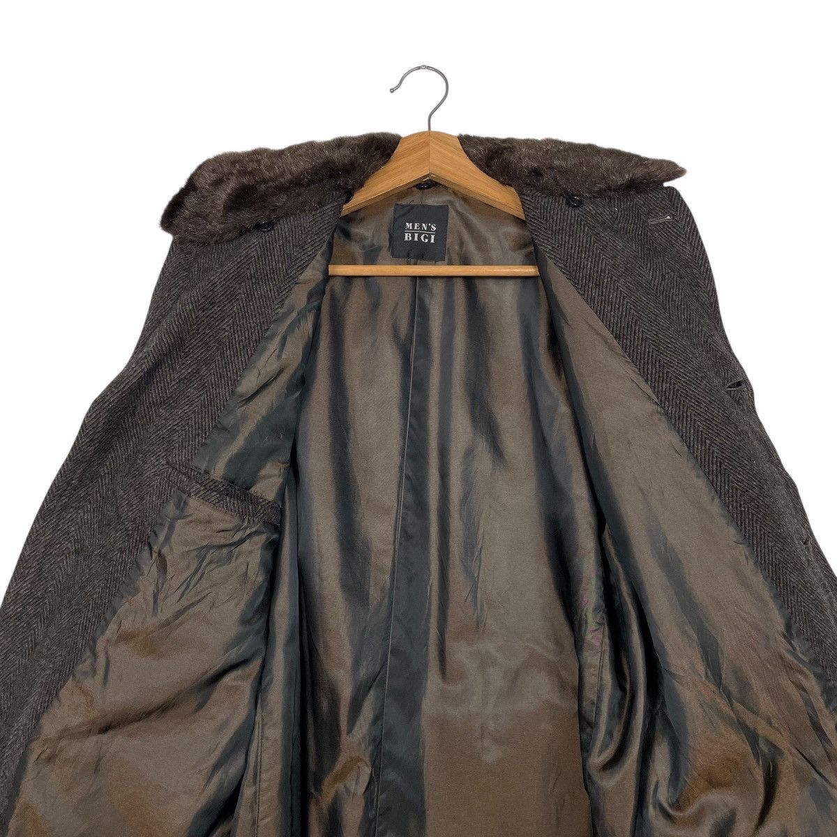 BIGI Men's Bigi Fur Wool Jacket Size US M / EU 48-50 / 2 - 12 Thumbnail