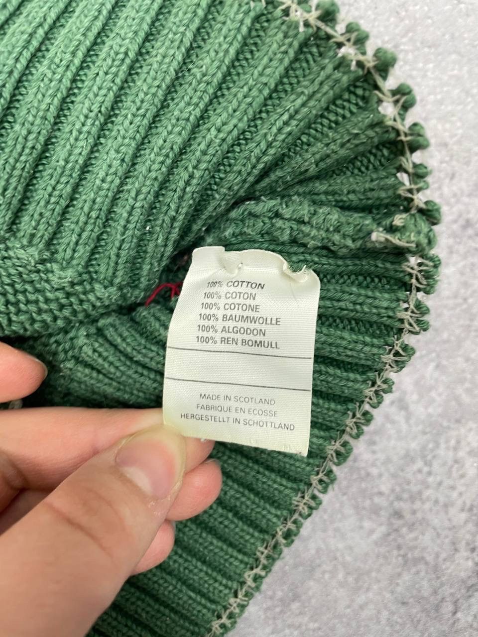 Burberry Burberrys Vintage Men Argyle Knit Sweater Green Beige Size L Size US L / EU 52-54 / 3 - 6 Thumbnail