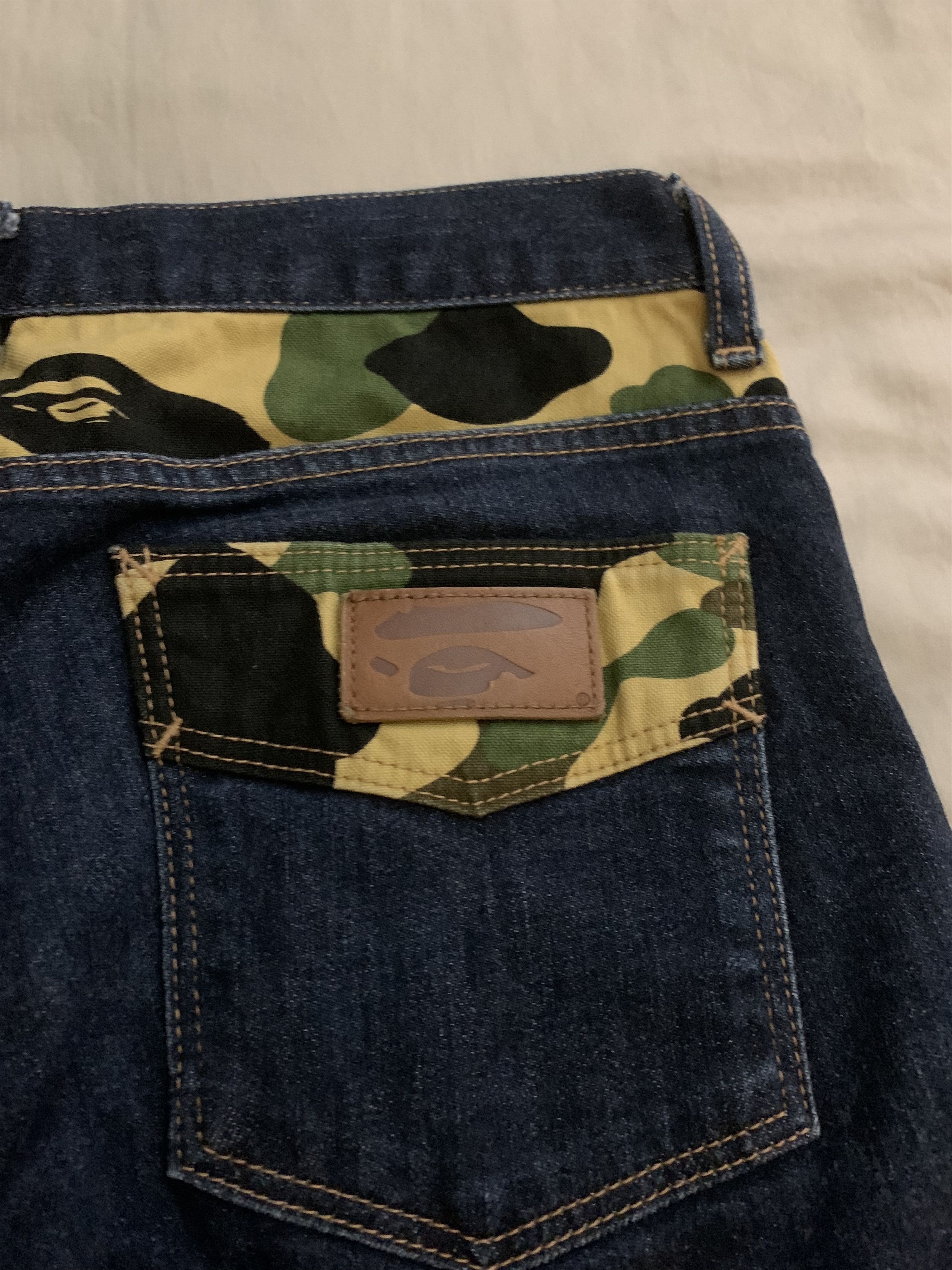 Bape Bape Denim Jeans Size US 29 - 4 Thumbnail