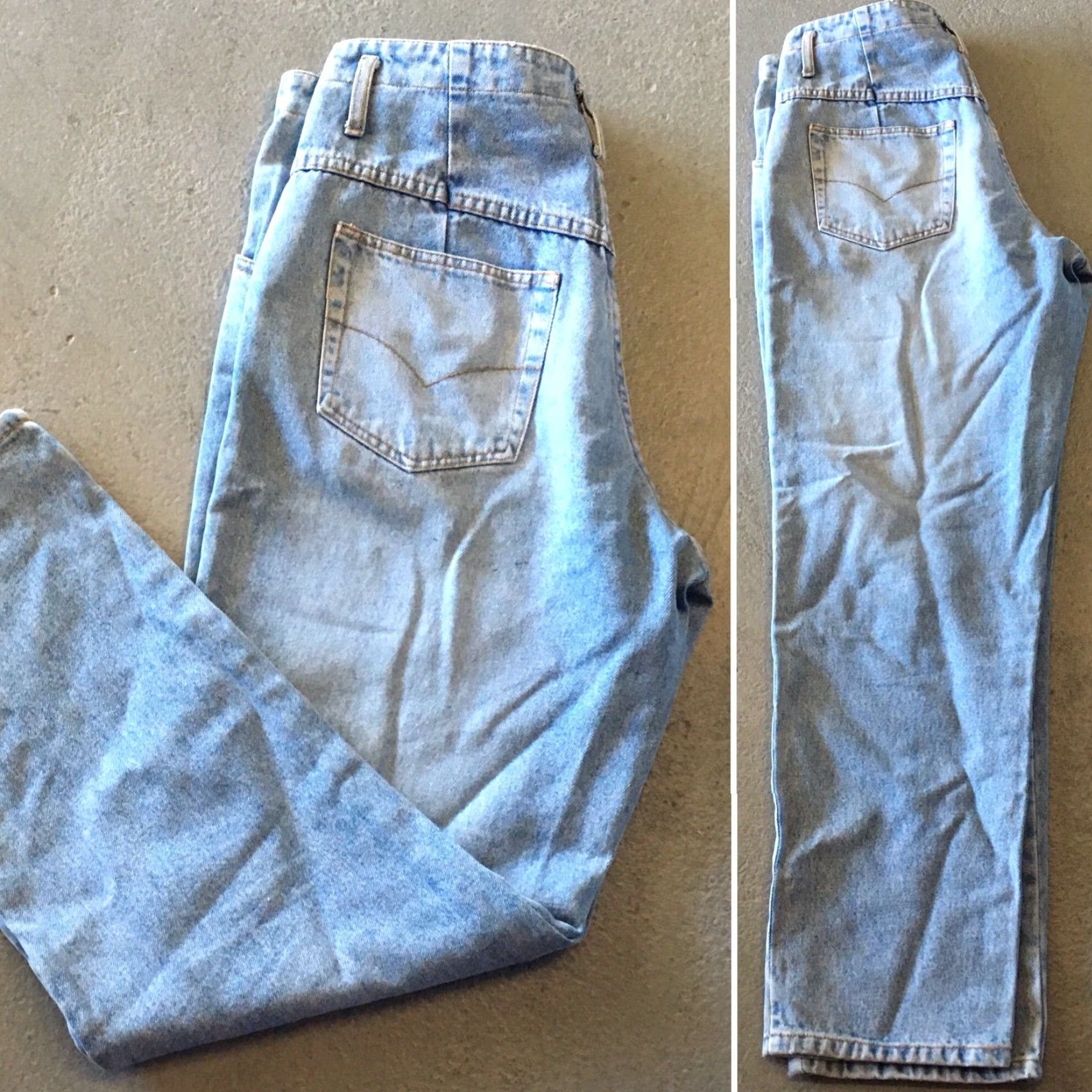 Vintage VINTAGE MGR Jeans High Waist Tapered Leg Made in Hong Kong 80s 90s Size M 31 Waist Blue Womens Jeans Size 32" / US 10 / IT 46 - 4 Thumbnail
