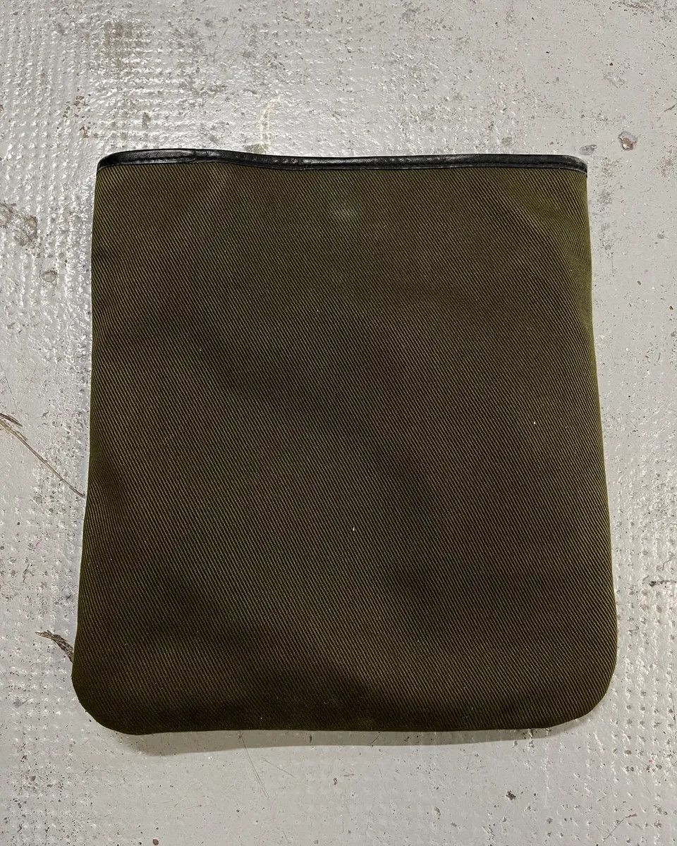Yves Saint Laurent Saint Laurent Khaki Canvas YSL Logo Messenger Bag Size ONE SIZE - 7 Thumbnail