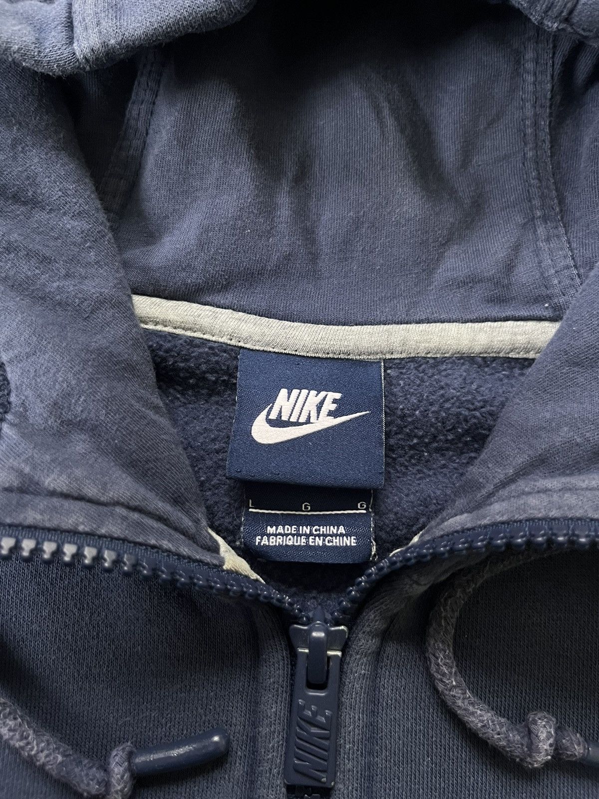 Nike Zip Hoodie Nike Box Logo Vintage Drip Streetwear Y2K Outdoor Size US L / EU 52-54 / 3 - 8 Thumbnail