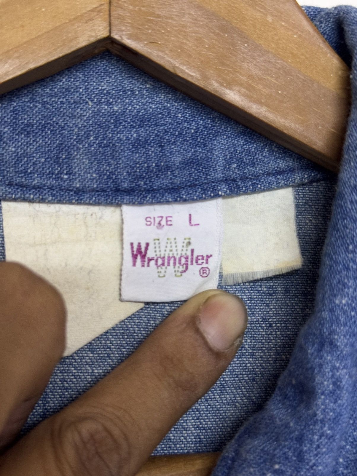 Vintage × Wrangler Vintage Wrangler Chore Jacket 70s Size L / US 10 / IT 46 - 8 Thumbnail
