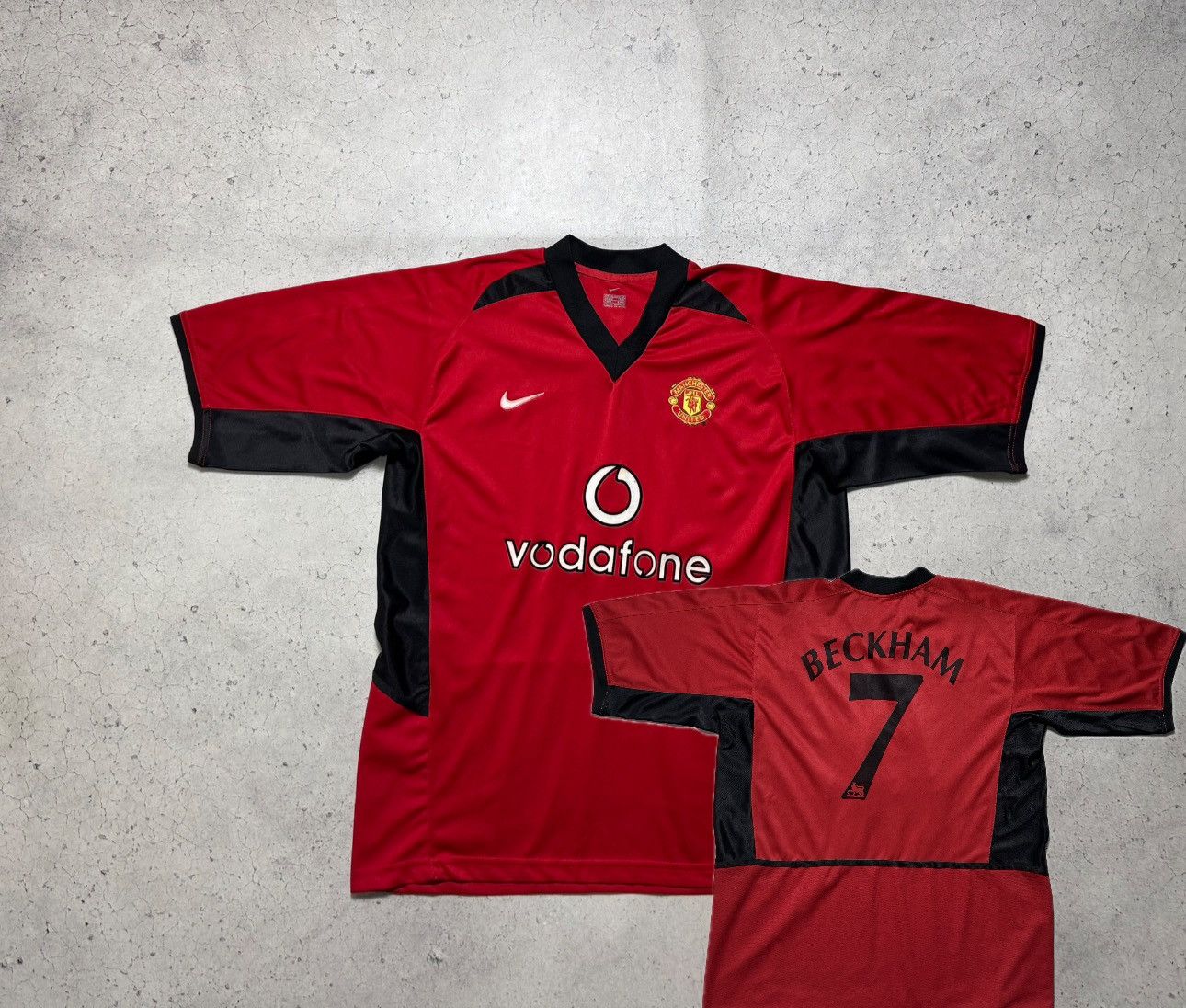 Nike Nike FC Manchester United David Beckham #7 2002/2002 Jersey Size US XXL / EU 58 / 5 - 1 Thumbnail