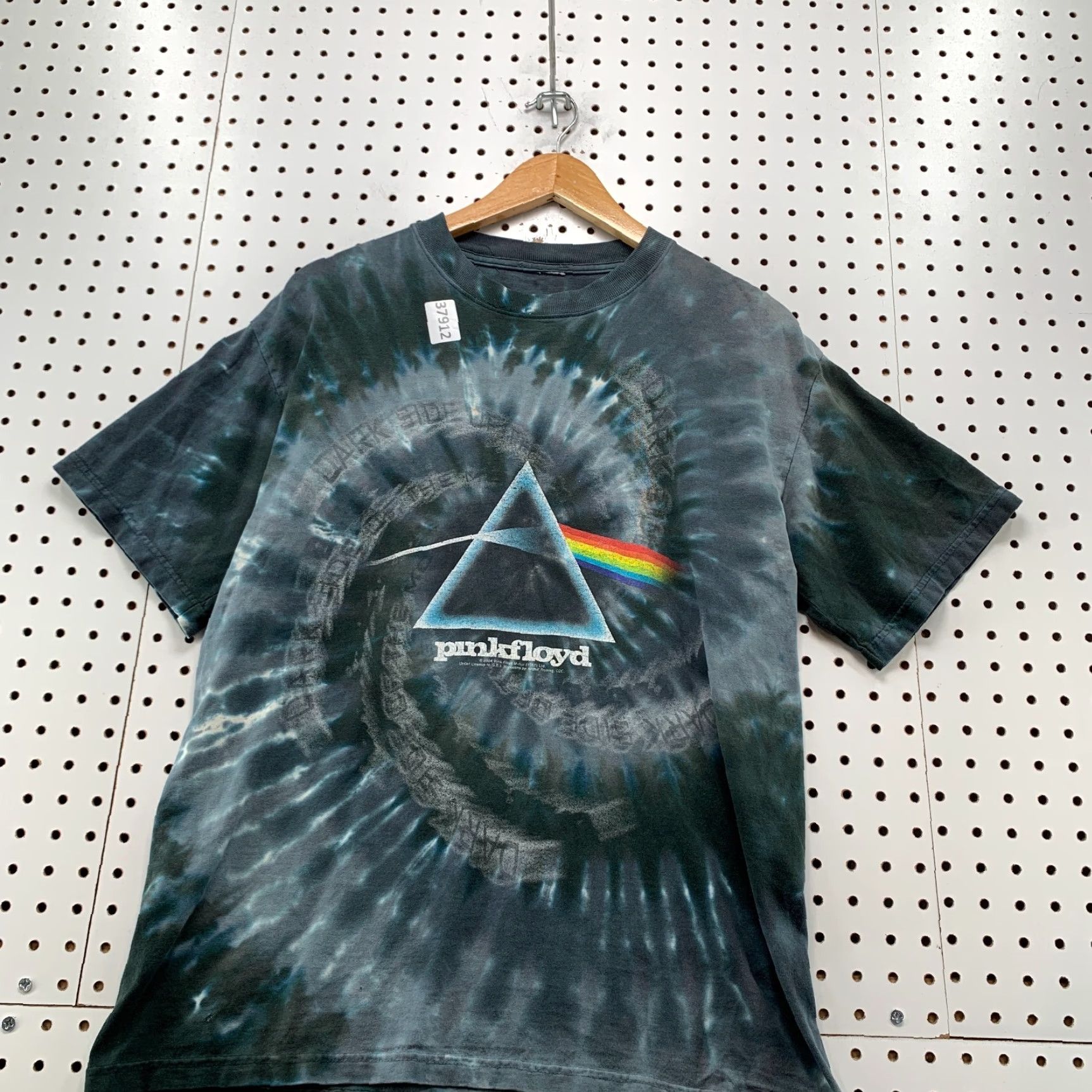Liquid Blue VINTAGE Pink Floyd Liquid Blue Tie Dye Shirt Mens Medium Blue 90s Moon Graphic Band Mens Size US M / EU 48-50 / 2 - 5 Thumbnail