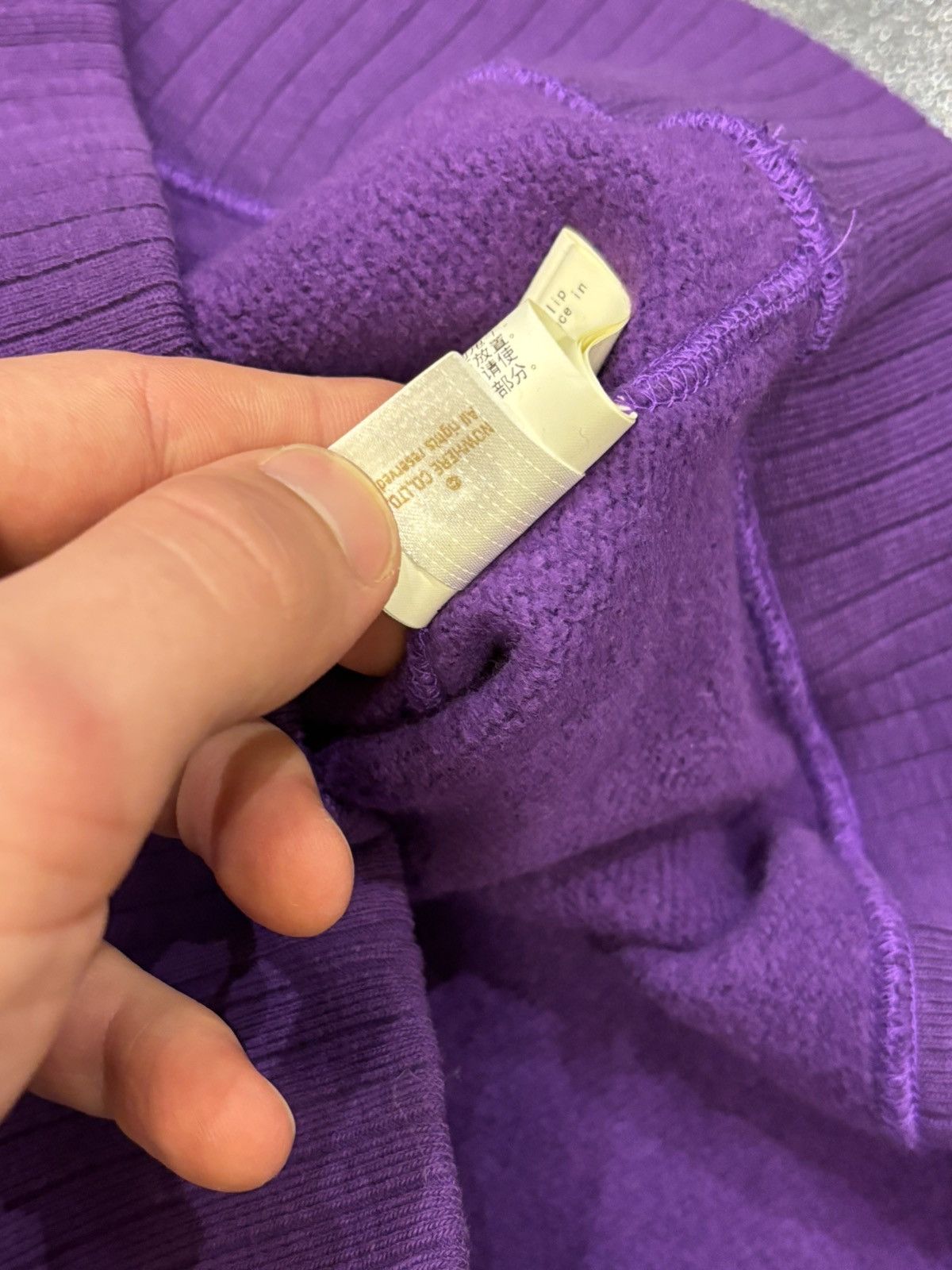 Bape Bape College Crewneck - Purple Size US XL / EU 56 / 4 - 8 Thumbnail