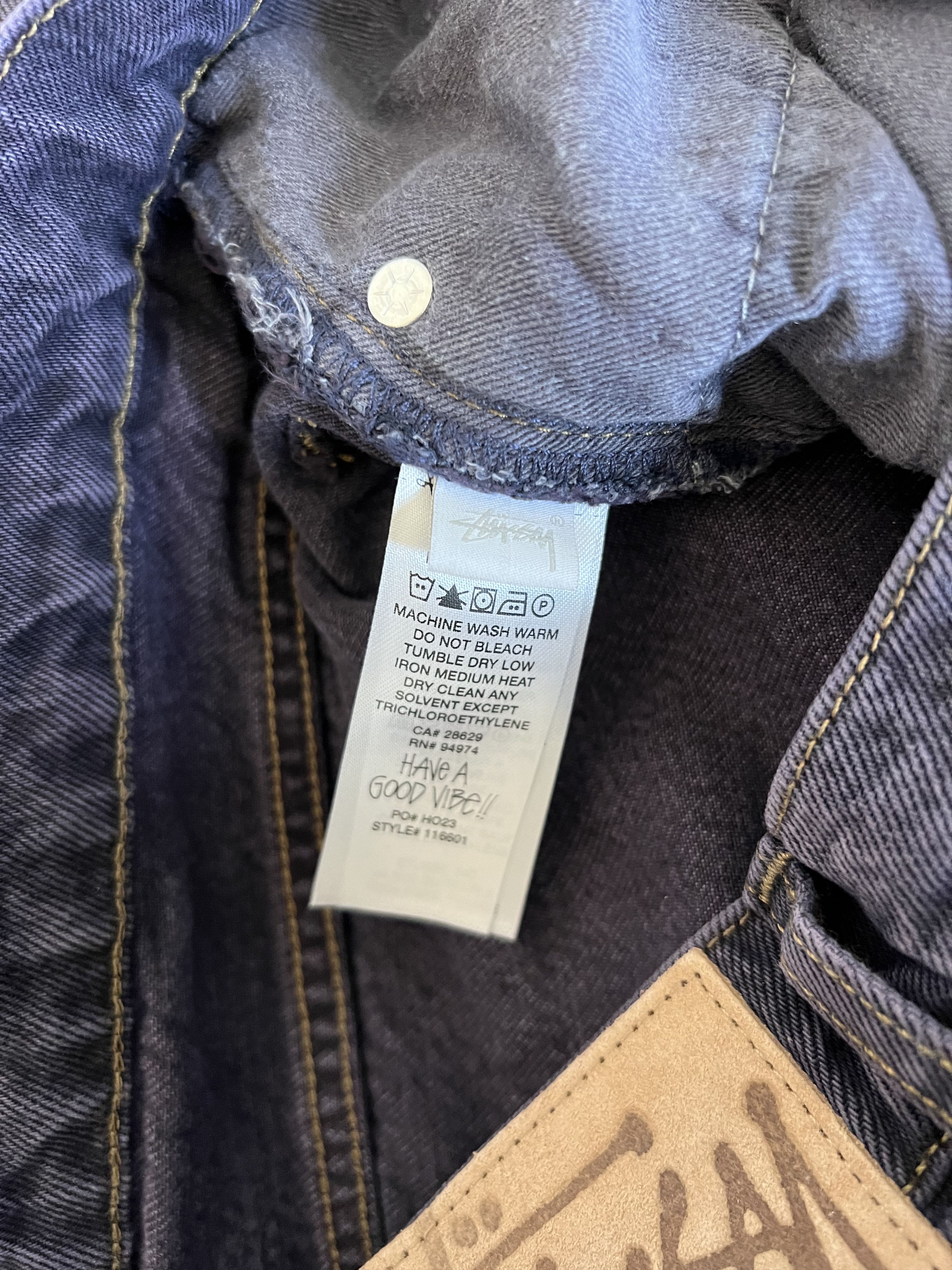 Stussy Stussy Classic Denim Jeans in Nightshade Purple Size US 36 / EU 52 - 9 Thumbnail