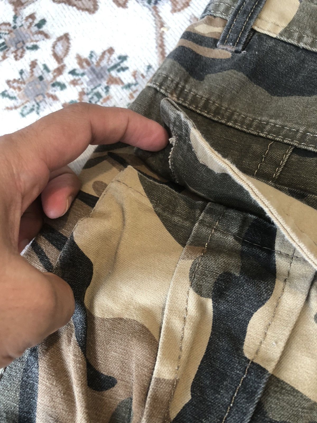 Japanese Brand CAMO TACTICAL CARGO PANTS Size US 28 / EU 44 - 11 Thumbnail
