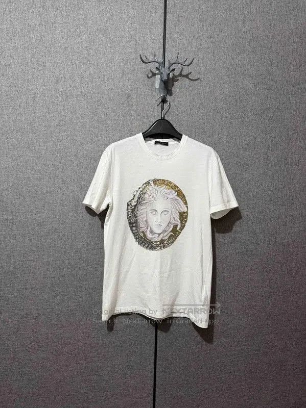 Versace Versace White Cotton Logo T-Shirt for Men . Size US S / EU 44-46 / 1 - 1 Thumbnail
