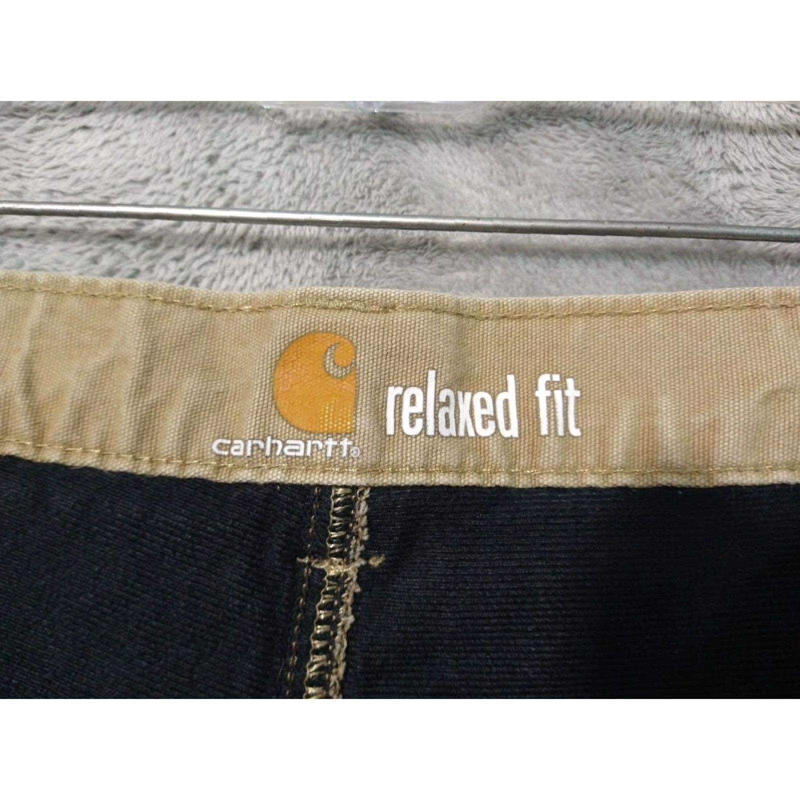 Carhartt Carhartt Pants Mens 50x32 Beige Rigby Lined Relaxed Straight Canvas Rugged Flex Chino Casual Workwear Big & Tall 50 Beige Mens Pants Size US 34 / EU 50 - 7 Thumbnail