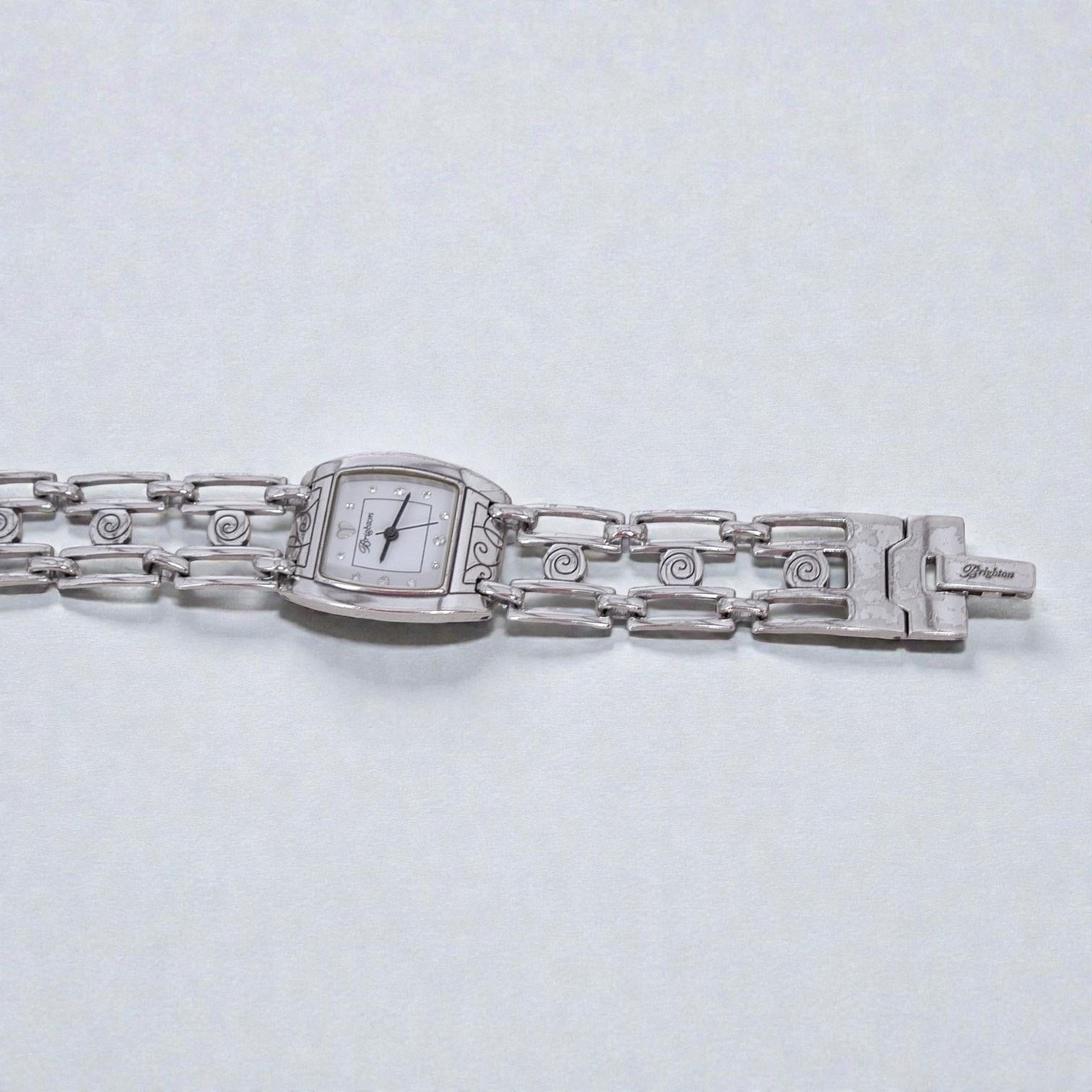 Brighton Brighton Malibu Watch Square Links Swirl Design Silver Size ONE SIZE - 4 Thumbnail