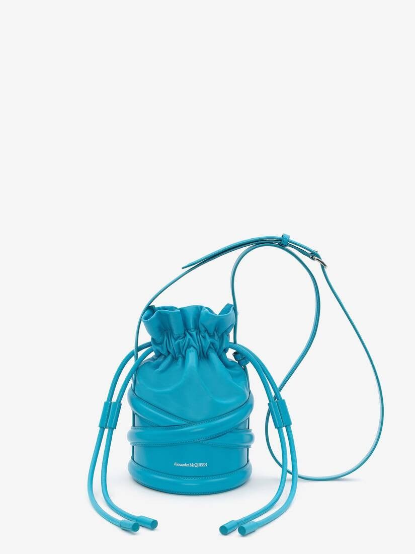 Alexander McQueen o1w1db10925 Size: OS/The Soft Curve in Blue Size ONE SIZE - 1 Thumbnail
